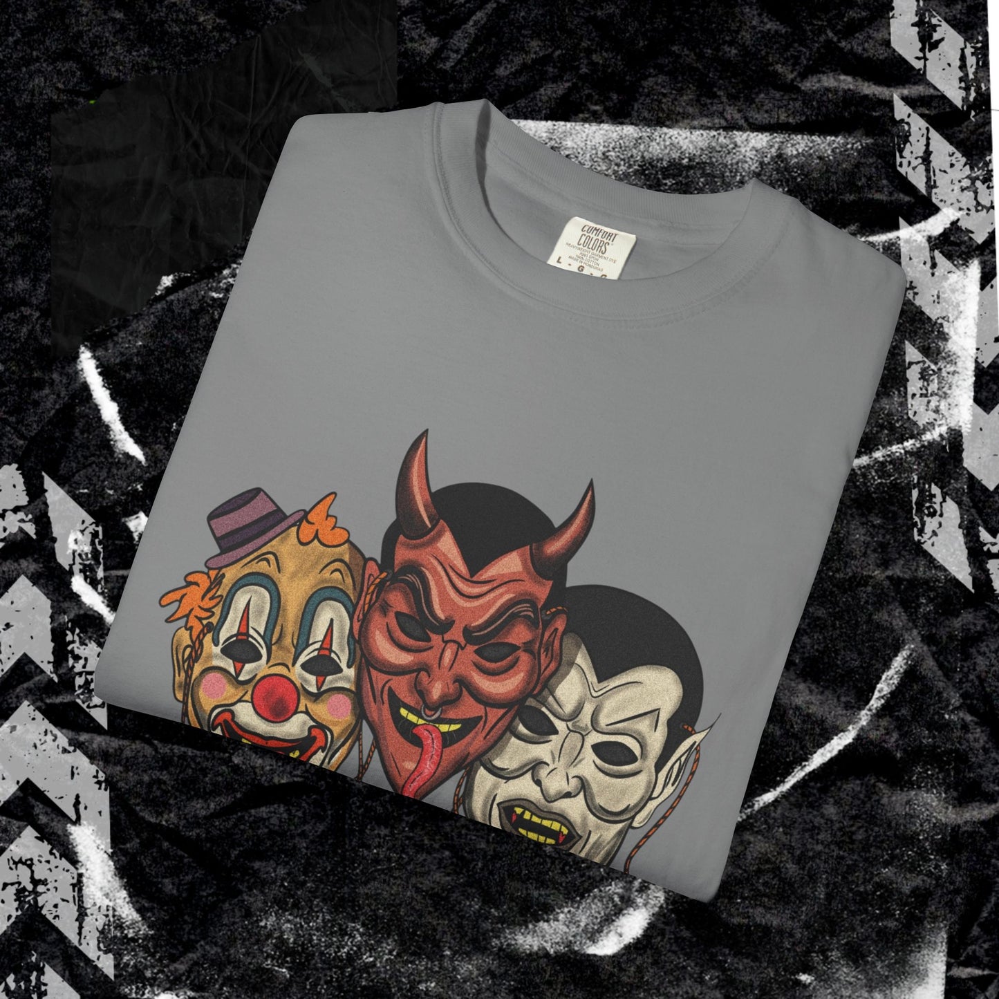 WHY CHOOSE MASK - Unisex Garment-Dyed T-shirt.