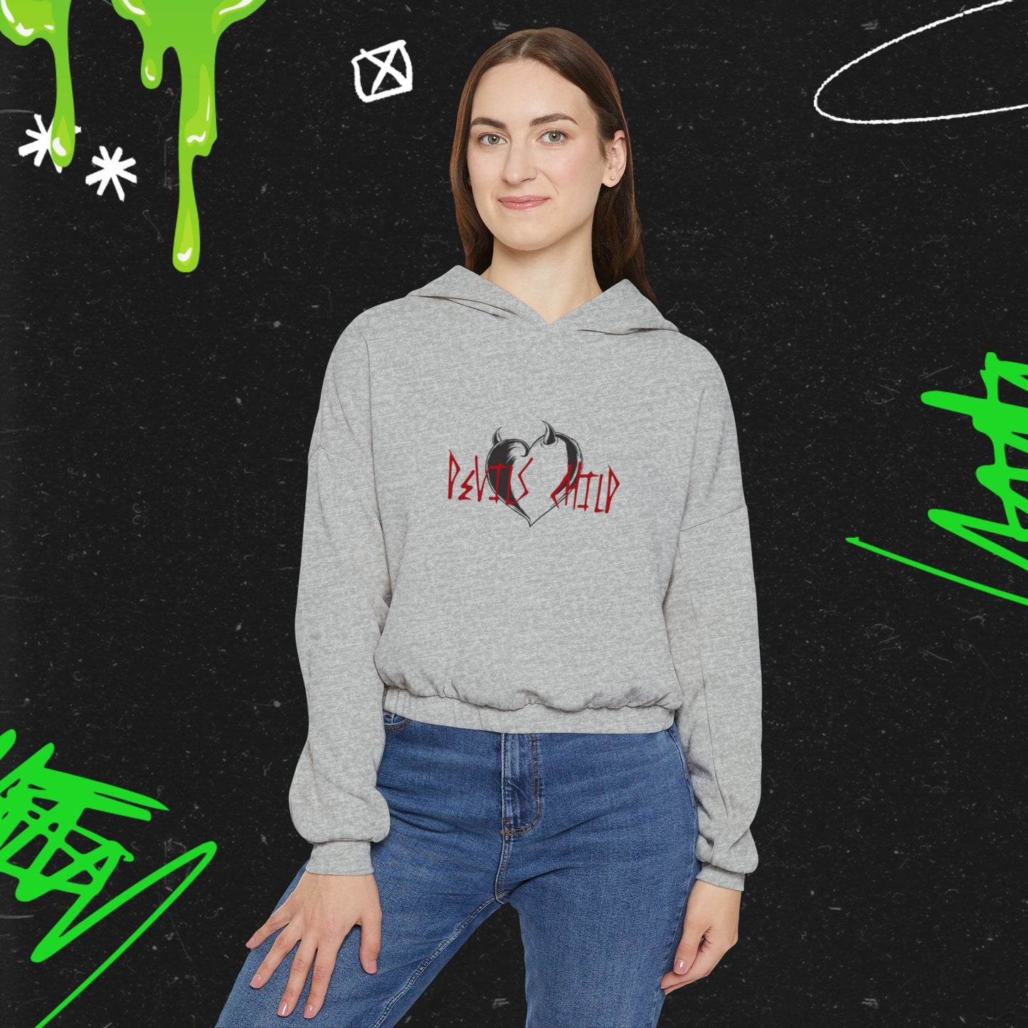 DEVILS CHILD - Cropped Sweater