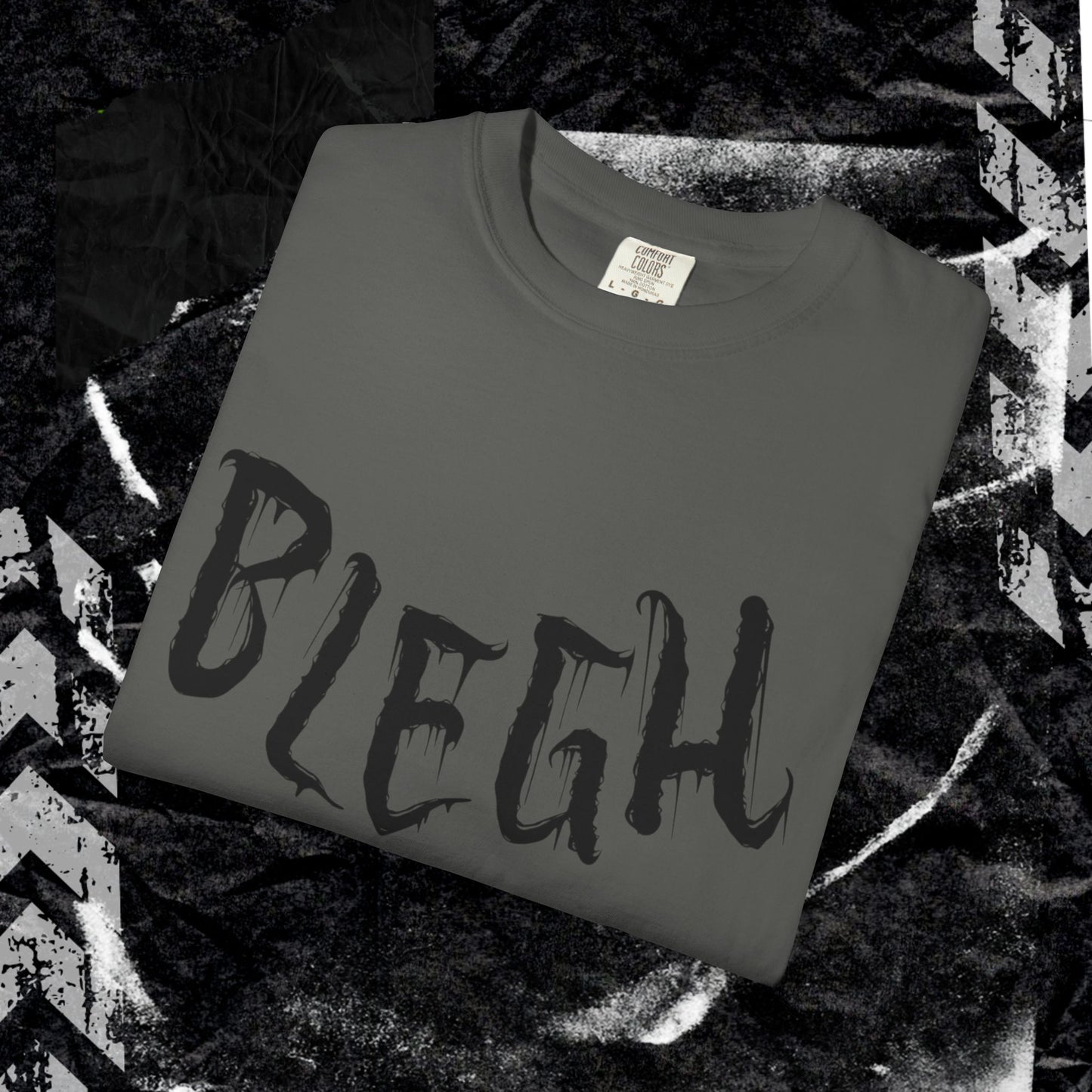 BLEGH -Dyed T-shirt.