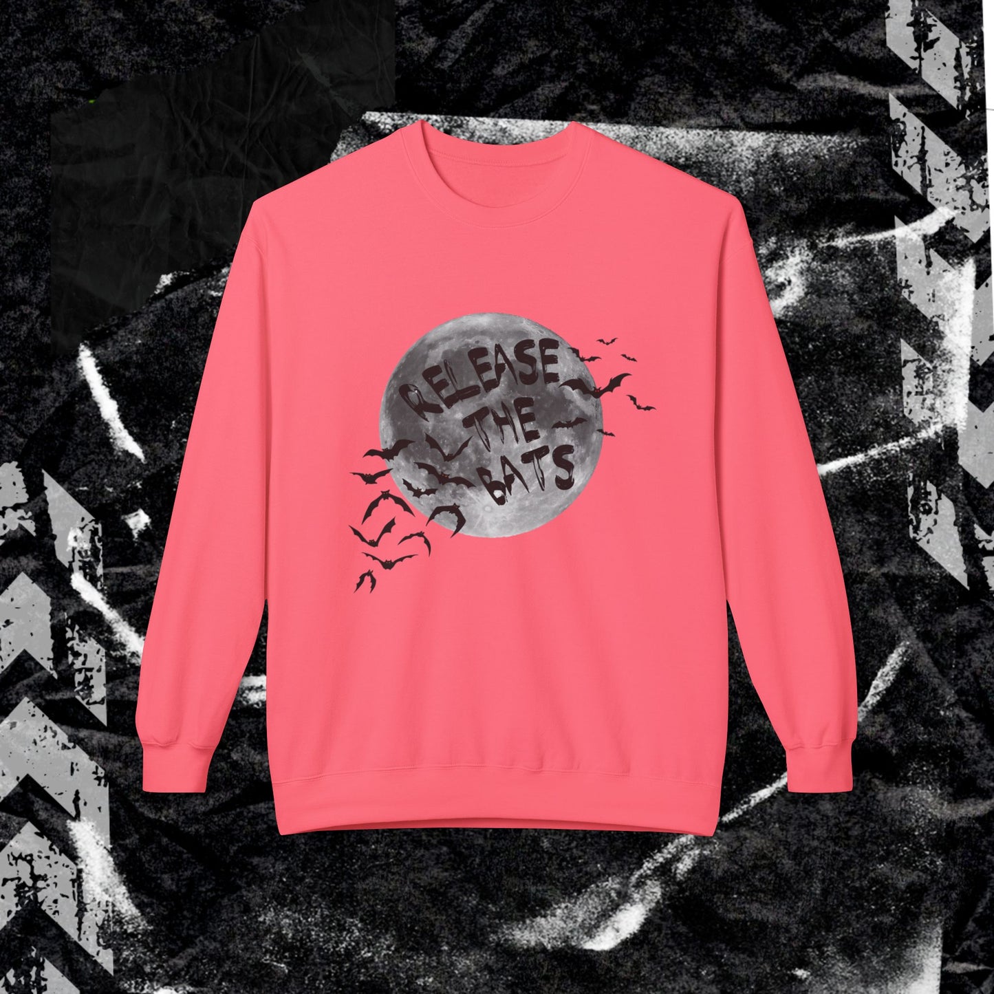 RELEASE THE BATS - Unisex Midweight Softstyle Fleece Crewneck Sweatshirt