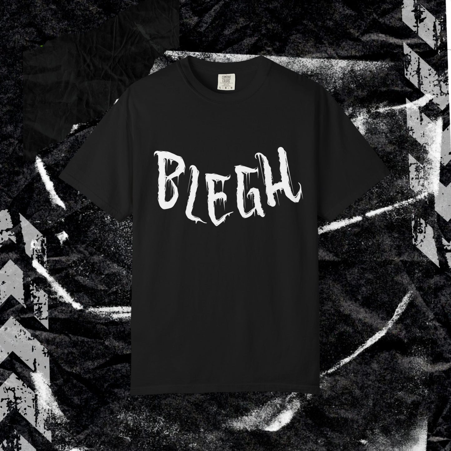 BLEGH -Dyed T-shirt.