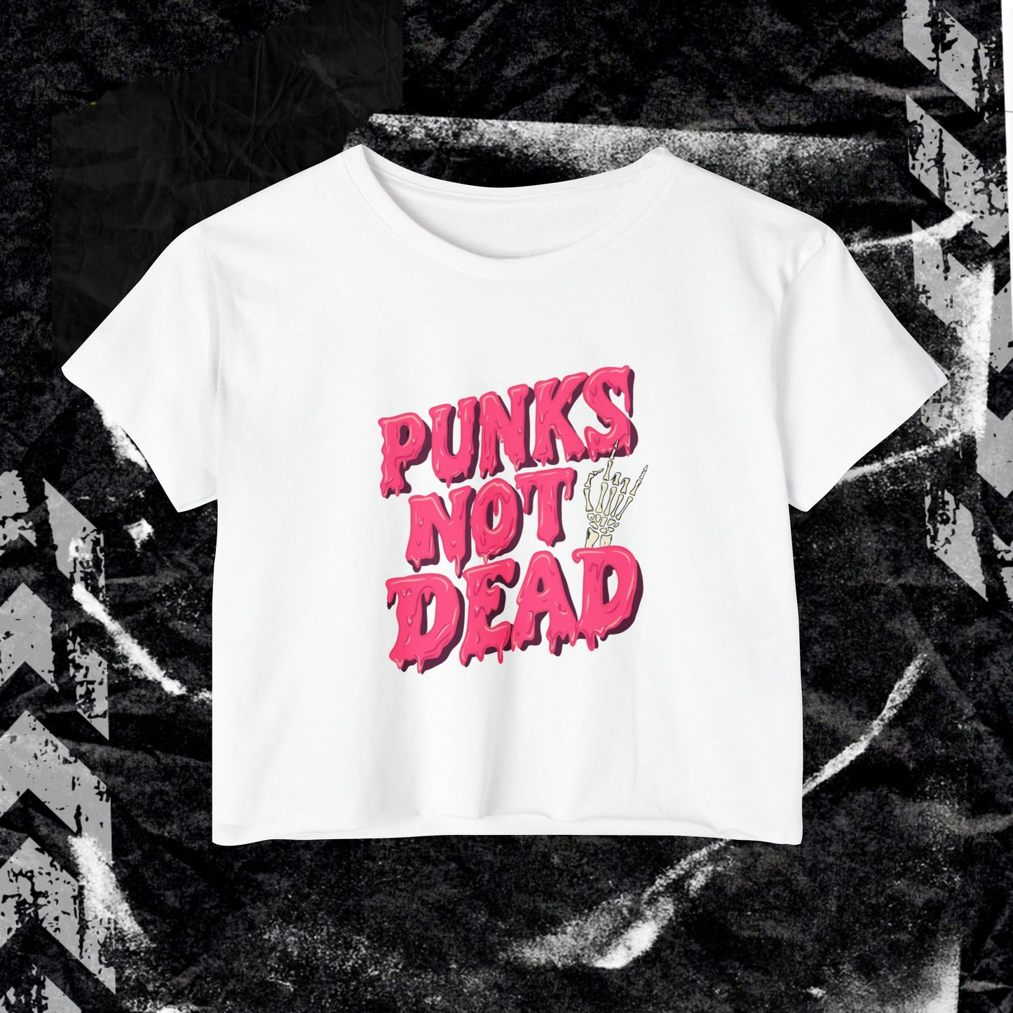 Punks Not Dead - Festival Crop Top