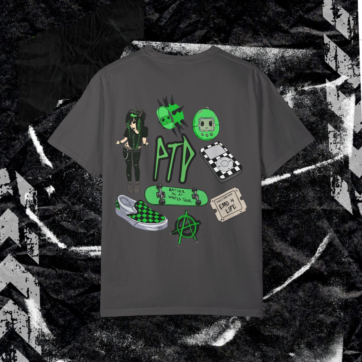 Scene Nostalgia - Unisex Garment-Dyed T-shirt.