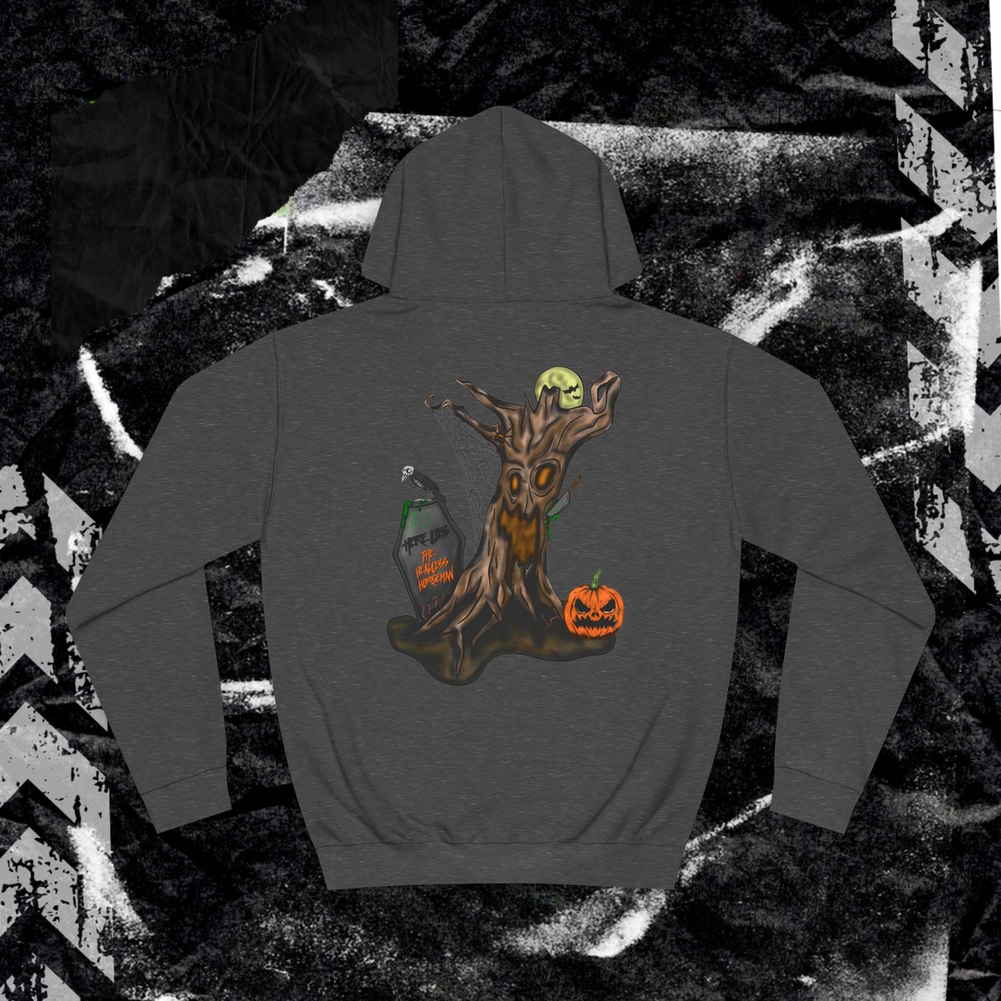 HERE LIES THE HEADLESS HORSEMAN - Unisex College Hoodie