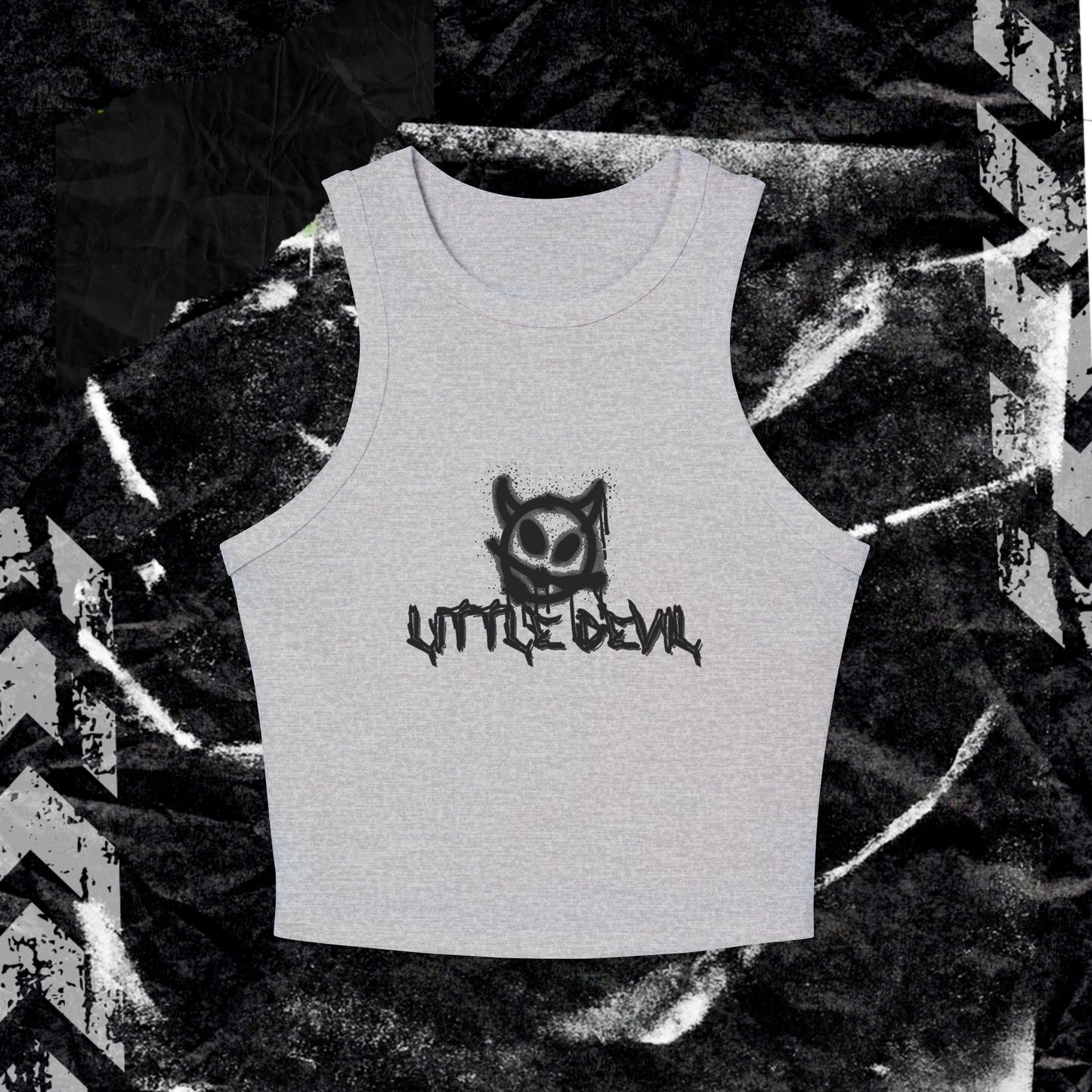 Little Devil - Women's Micro Rib Racer Tank Top