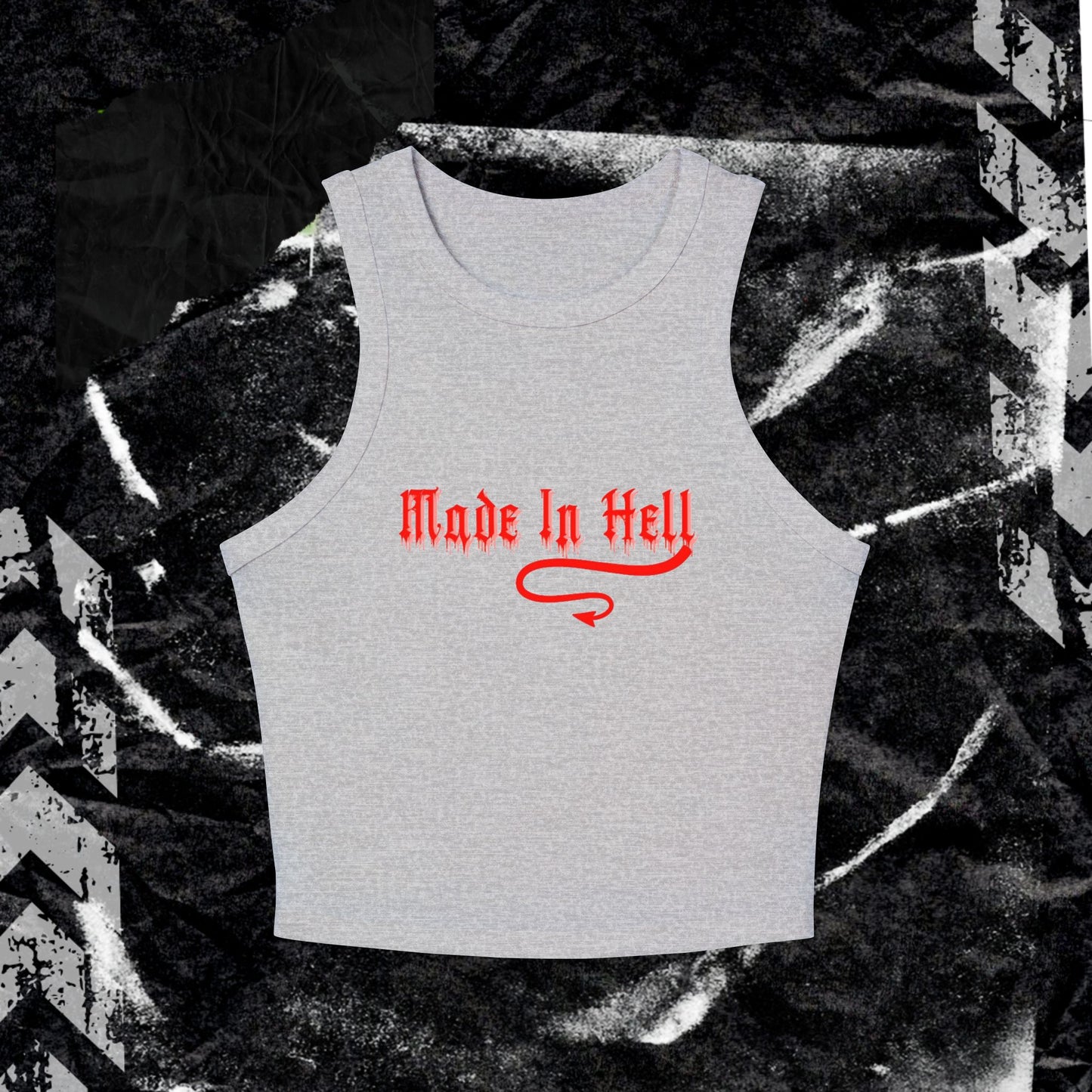 Made In Hell - Women's Micro Rib Racer Tank Top