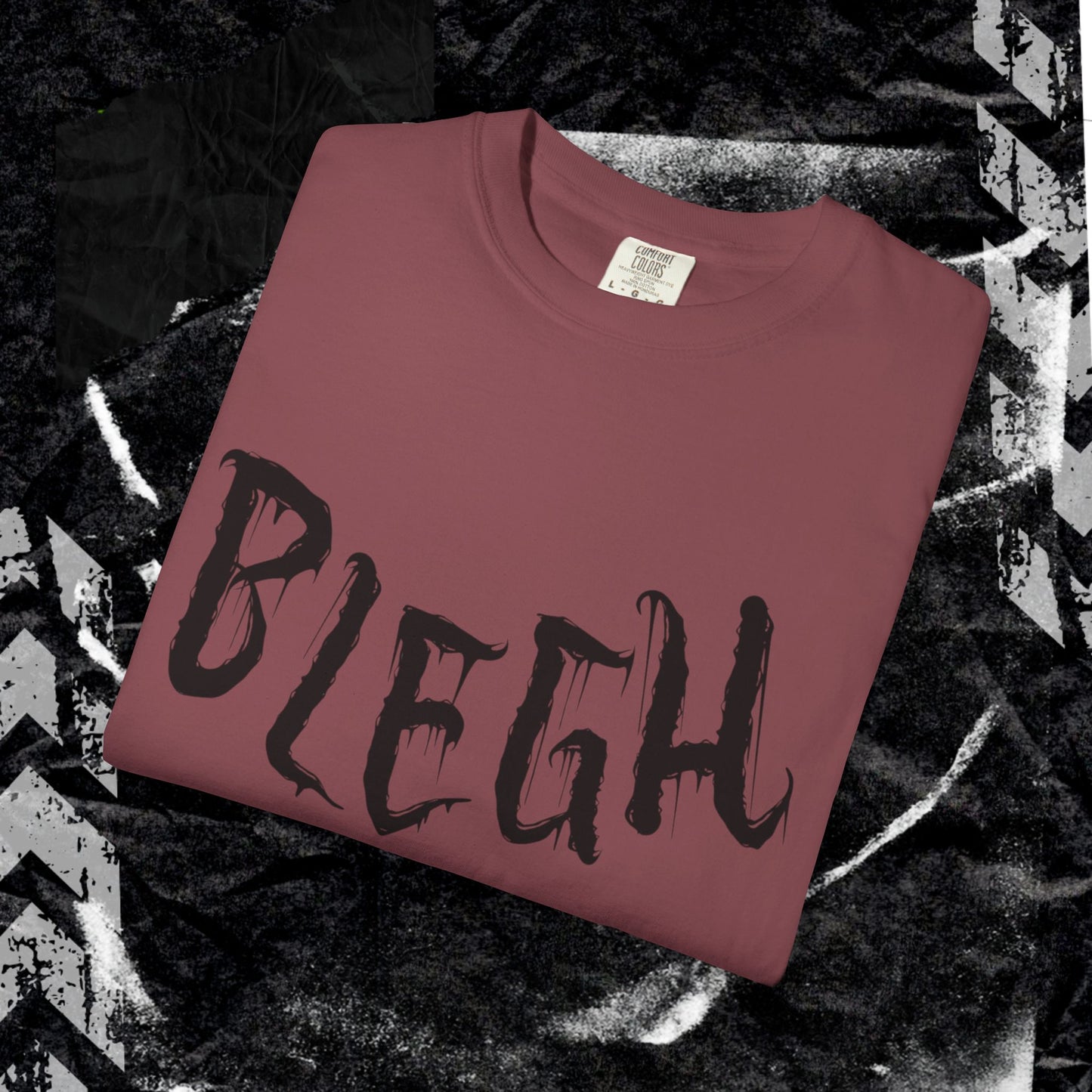 BLEGH -Dyed T-shirt.