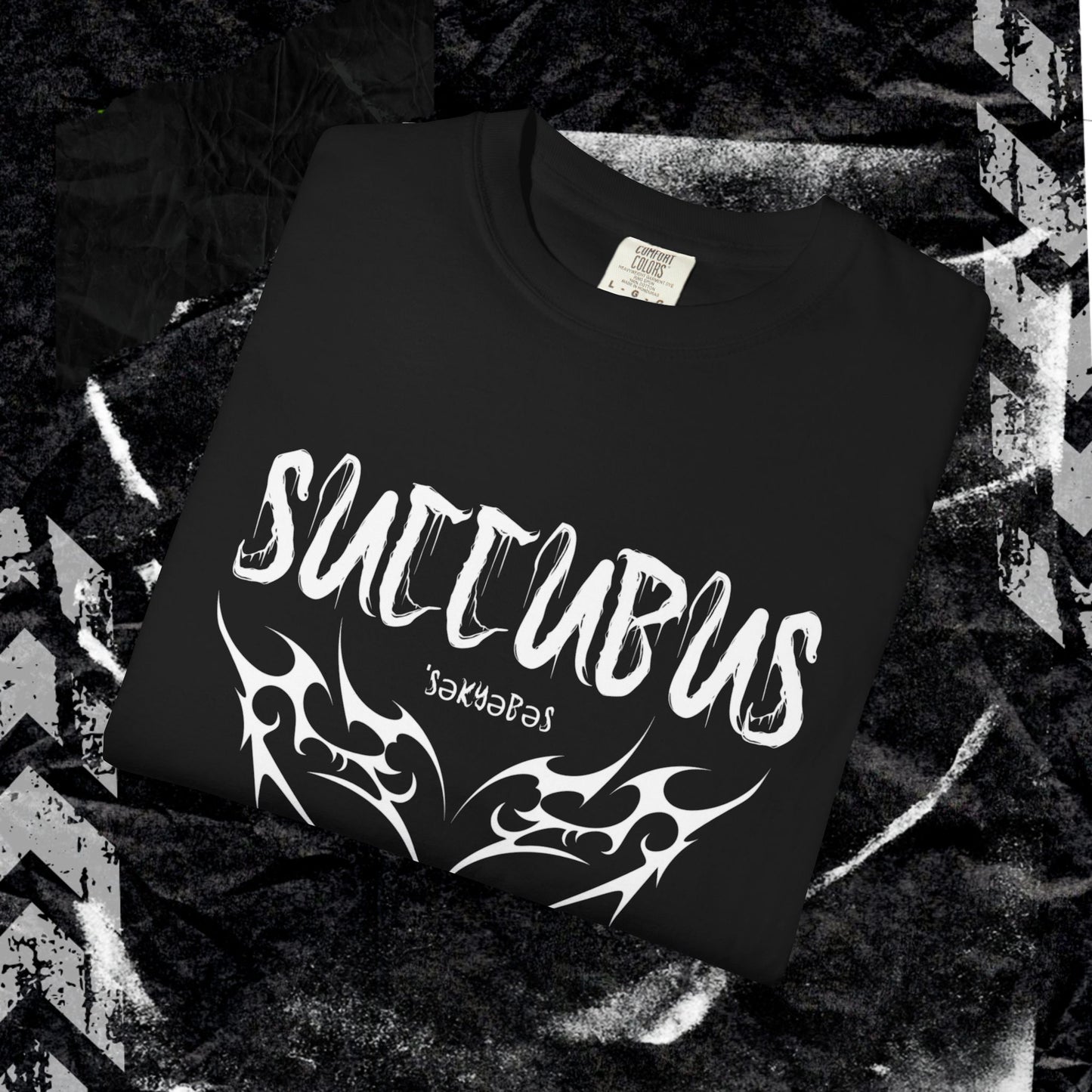 Succubus - Unisex Garment-Dyed T-shirt.