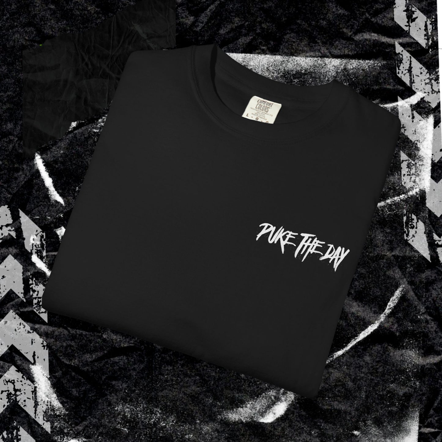 DEVIOUS VERMIN (BACK PRINT) - Unisex Garment-Dyed T-shirt.