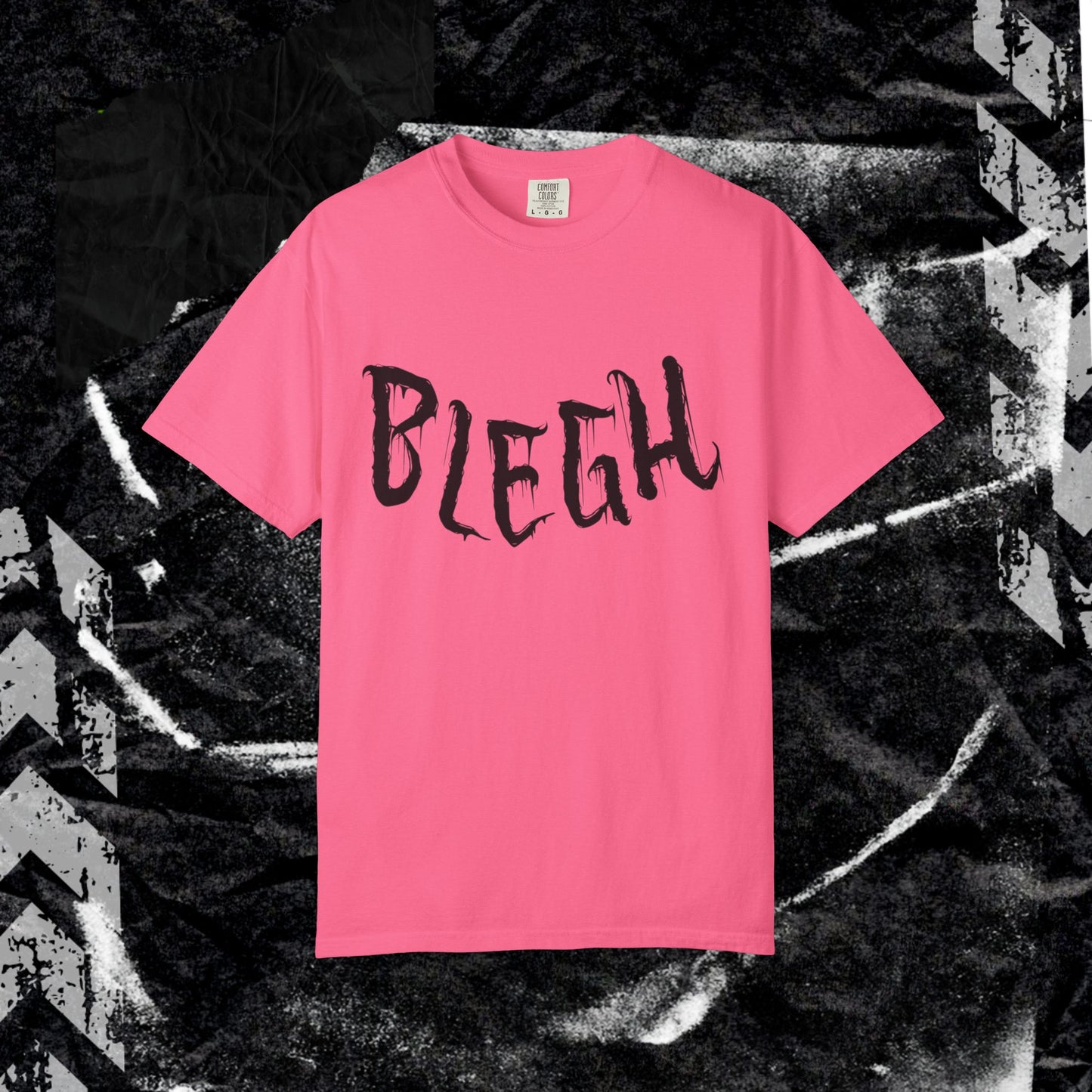 BLEGH -Dyed T-shirt.