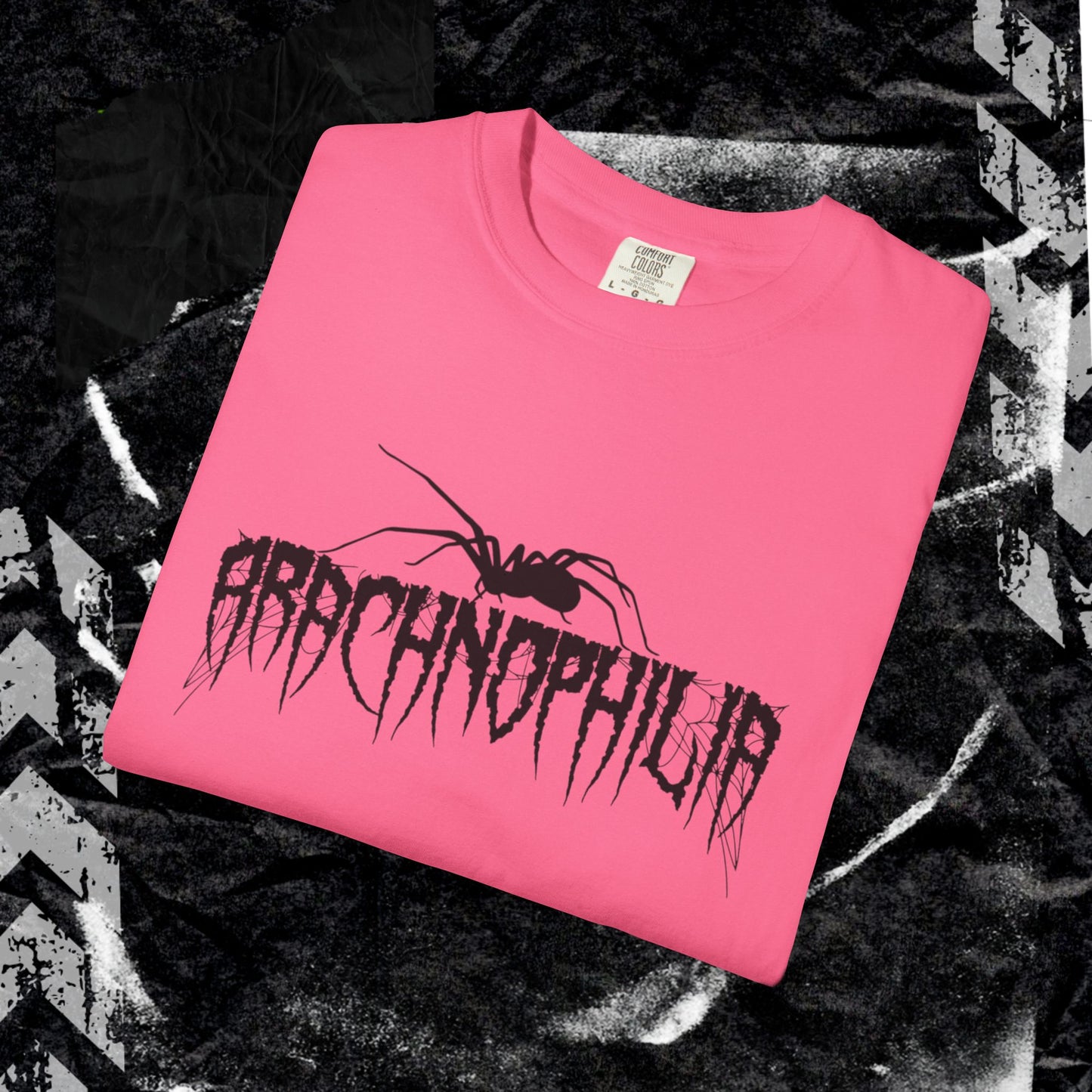 Arachnophilia - Unisex Garment-Dyed T-shirt.