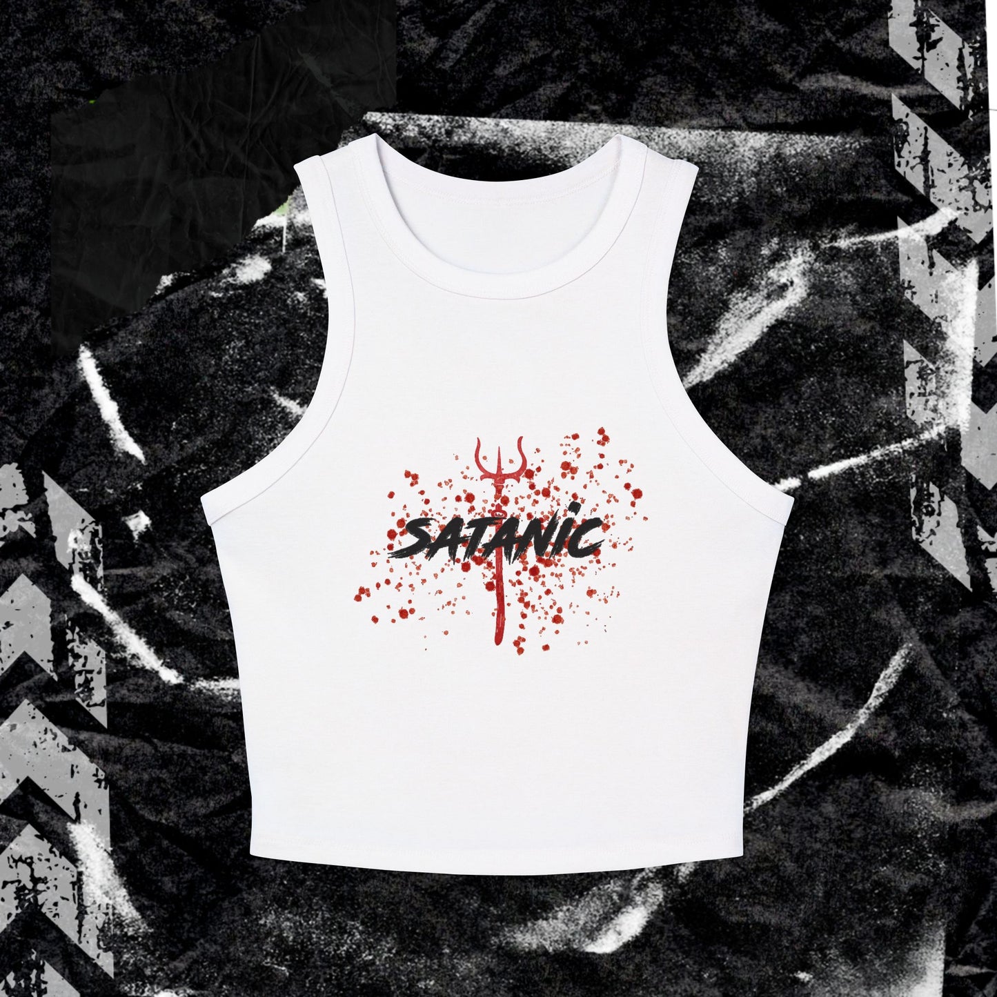 SATANIC - Women's Micro Rib Racer Tank Top