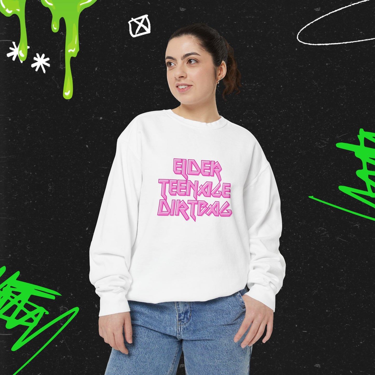 ELDER TEENAGE DIRTBAG - Dyed Sweatshirt
