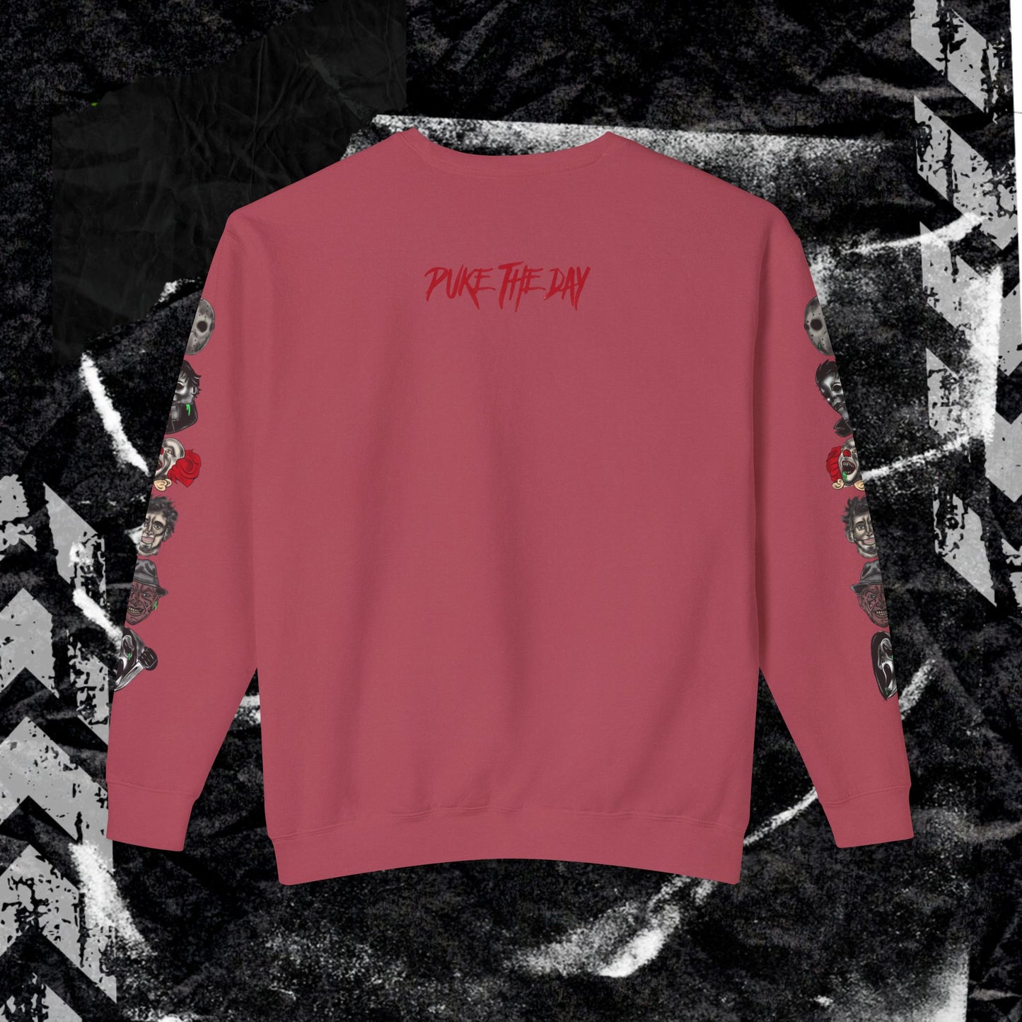 JUST A GIRL WHO LOVES HORROR MOVIES - Unisex Lightweight Crewneck Sweatshirt