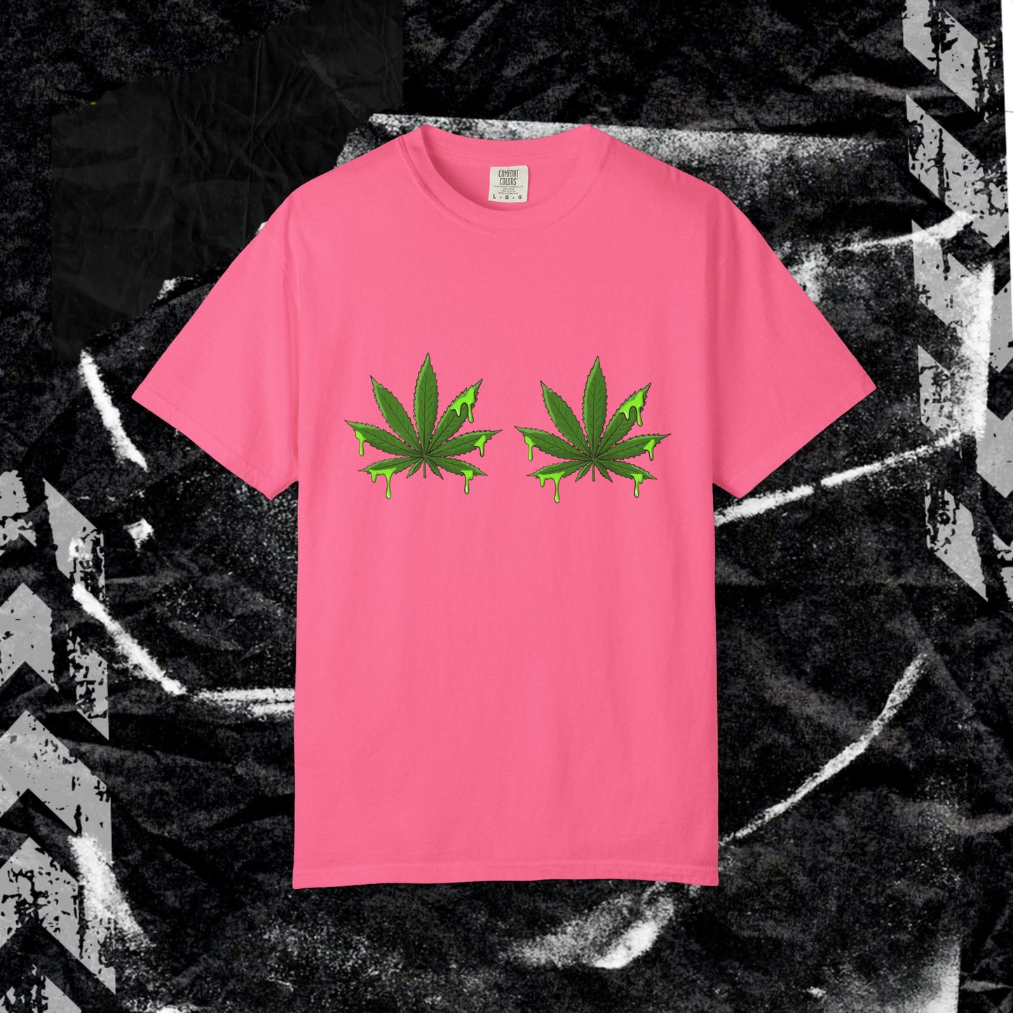 SIME LEAF - Unisex Garment-Dyed T-shirt. Ll