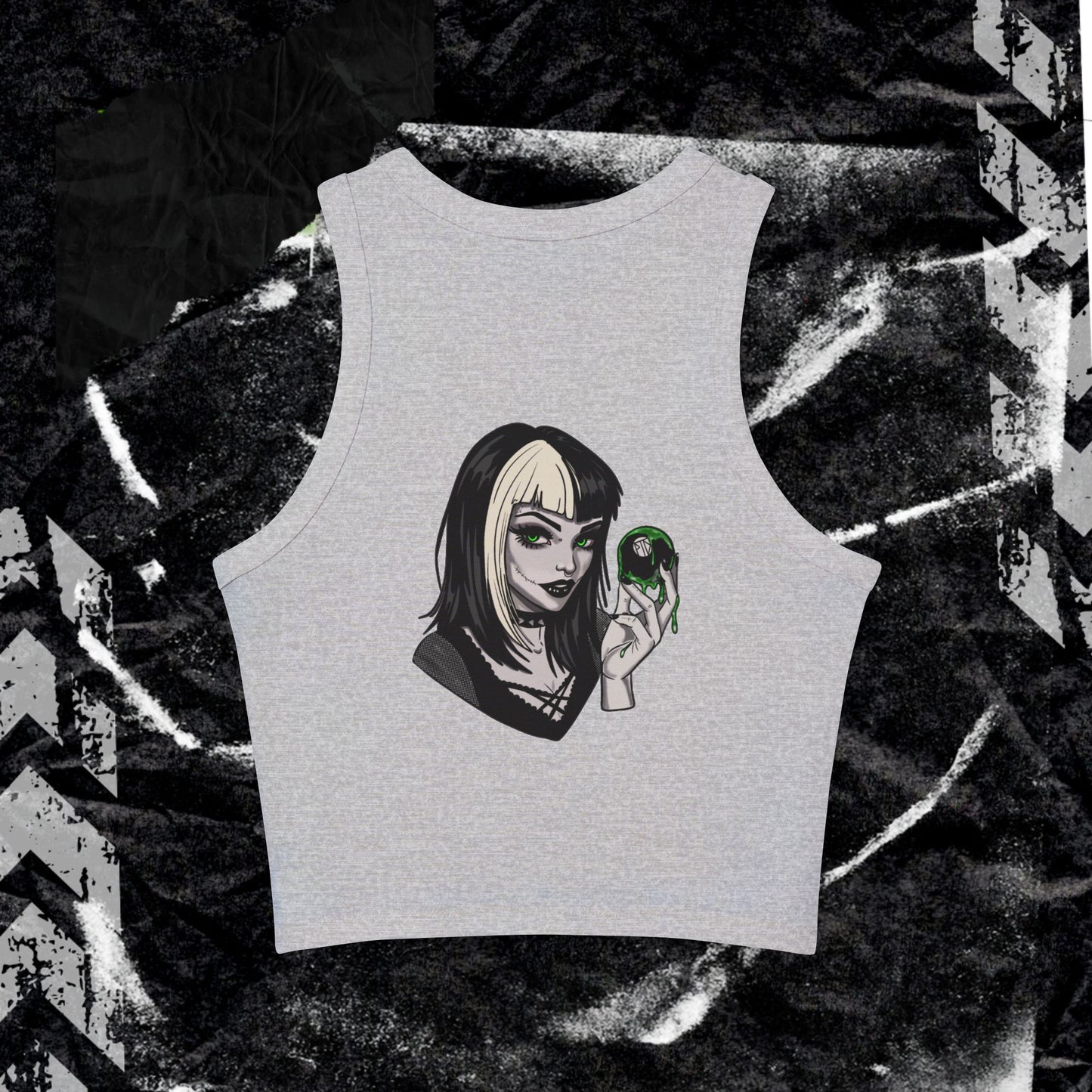 No Luck ,All Hustle - Women's Micro Rib Racer Tank Top