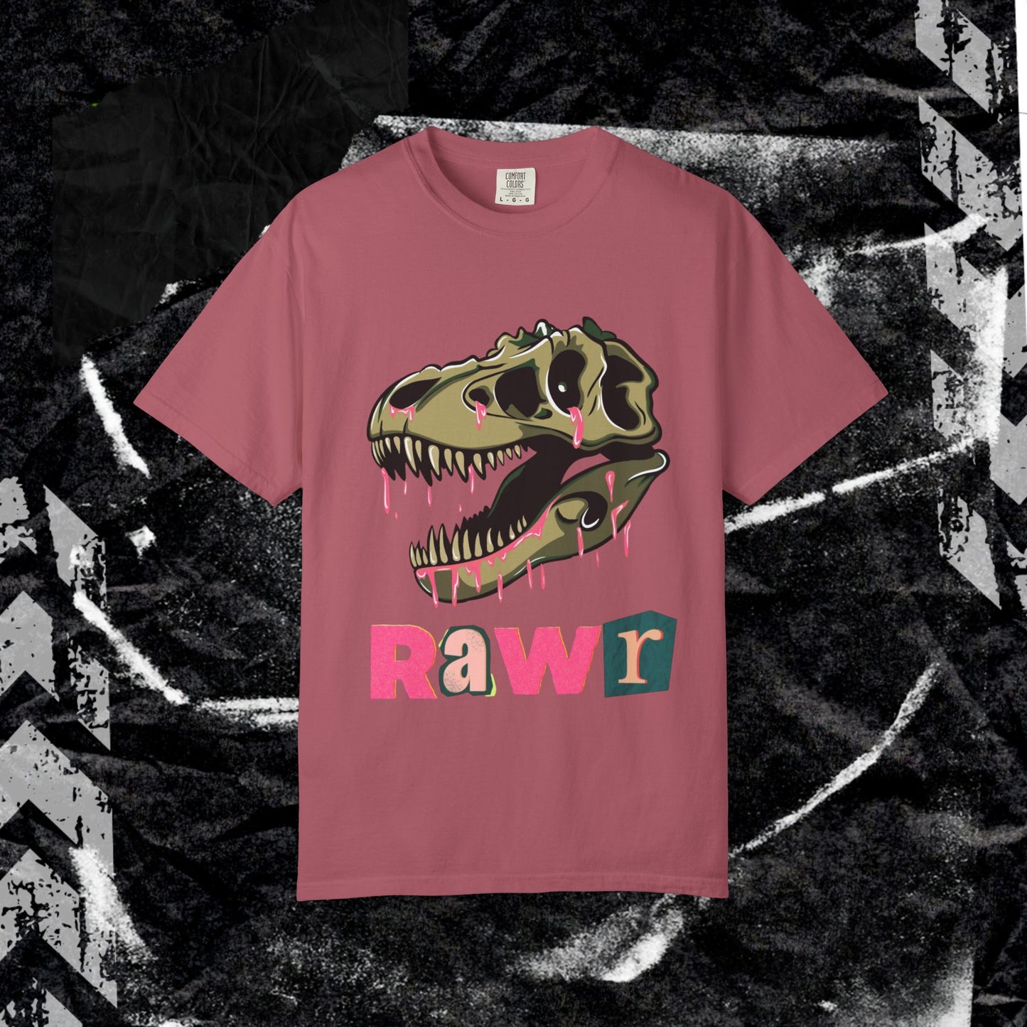 RaWr - Unisex Garment-Dyed T-shirt.