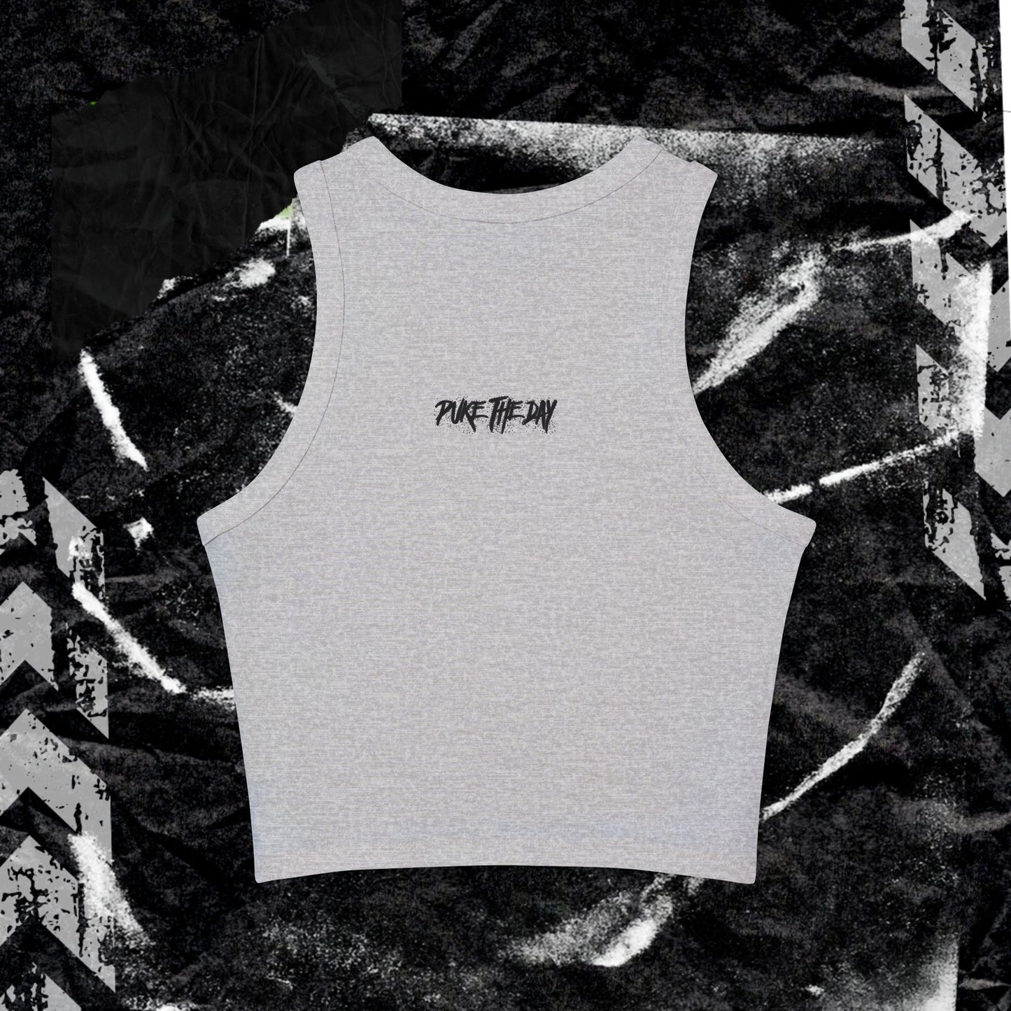 SHE IS BARBED WIRE AND HELLFIRE - Women's Micro Rib Racer Tank Top
