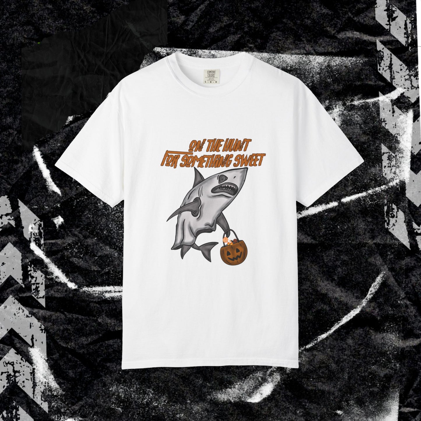 ON THE HUNT FOR SOMETHING SWEET - Unisex Garment-Dyed T-shirt.