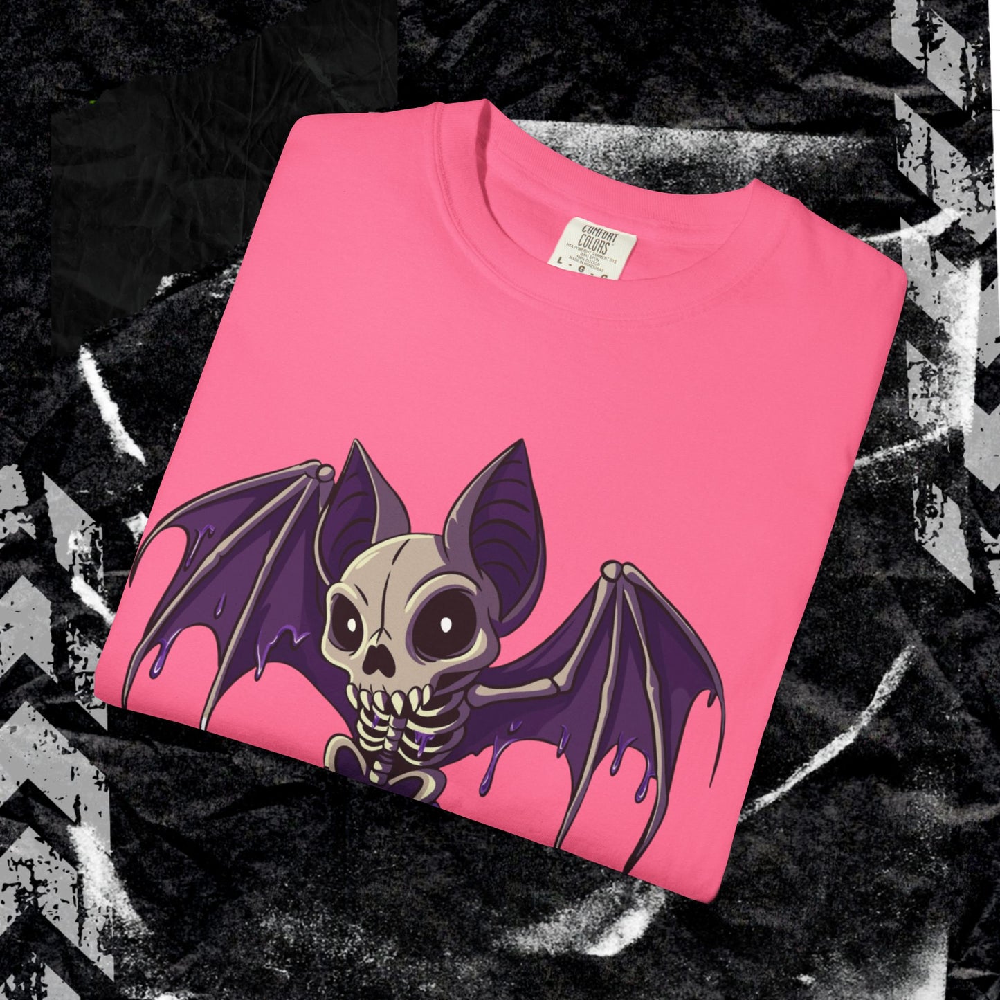 Bat Attitude - Unisex Garment-Dyed T-shirt.