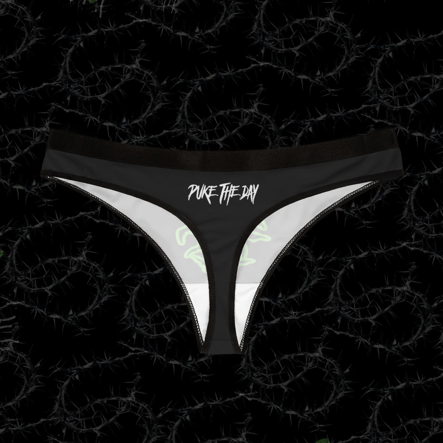 GLOW BATS - Women's Thongs (AOP)