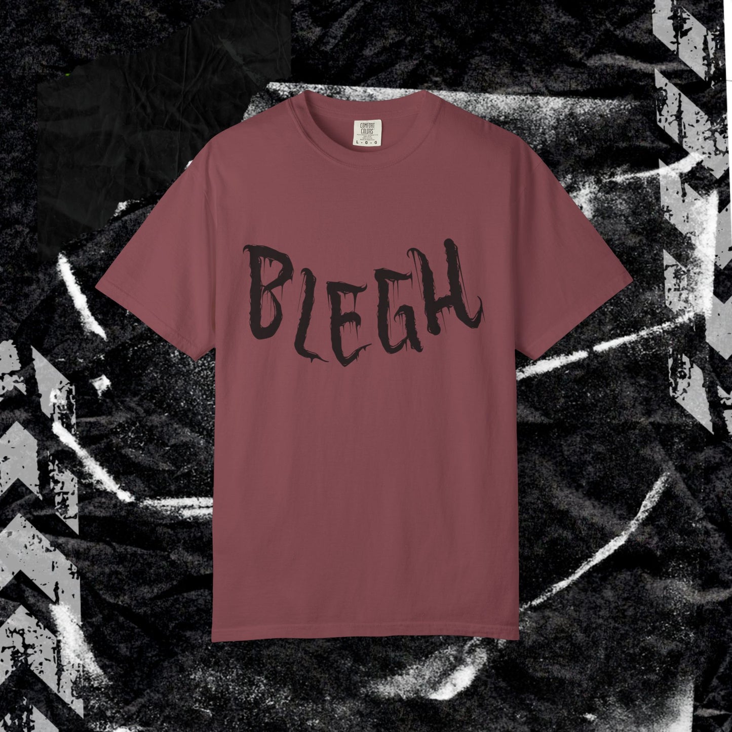 BLEGH -Dyed T-shirt.