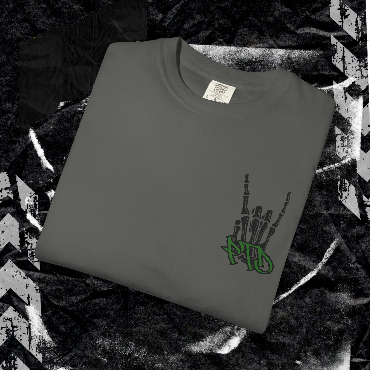 PTD Rock On - Unisex Garment-Dyed T-shirt.