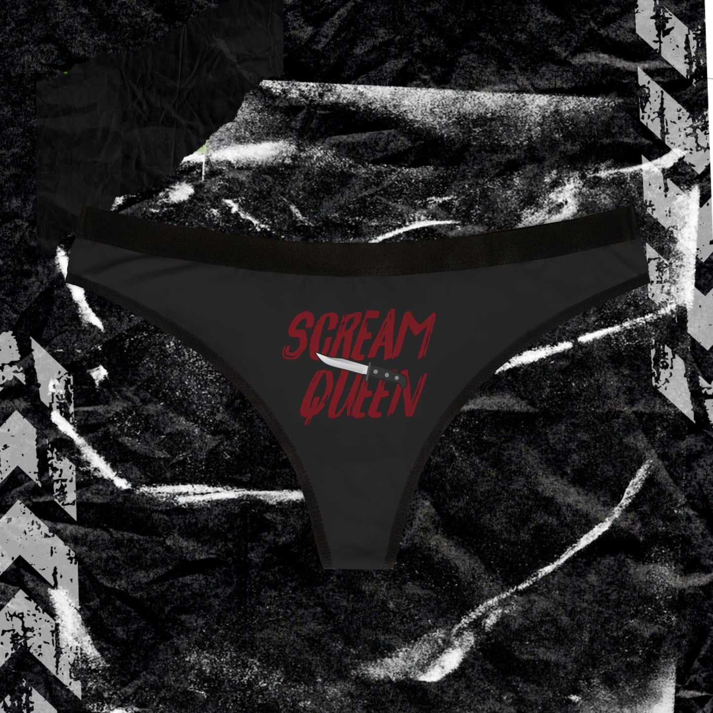 SCREAM QUEEN - Women's Thongs (AOP)