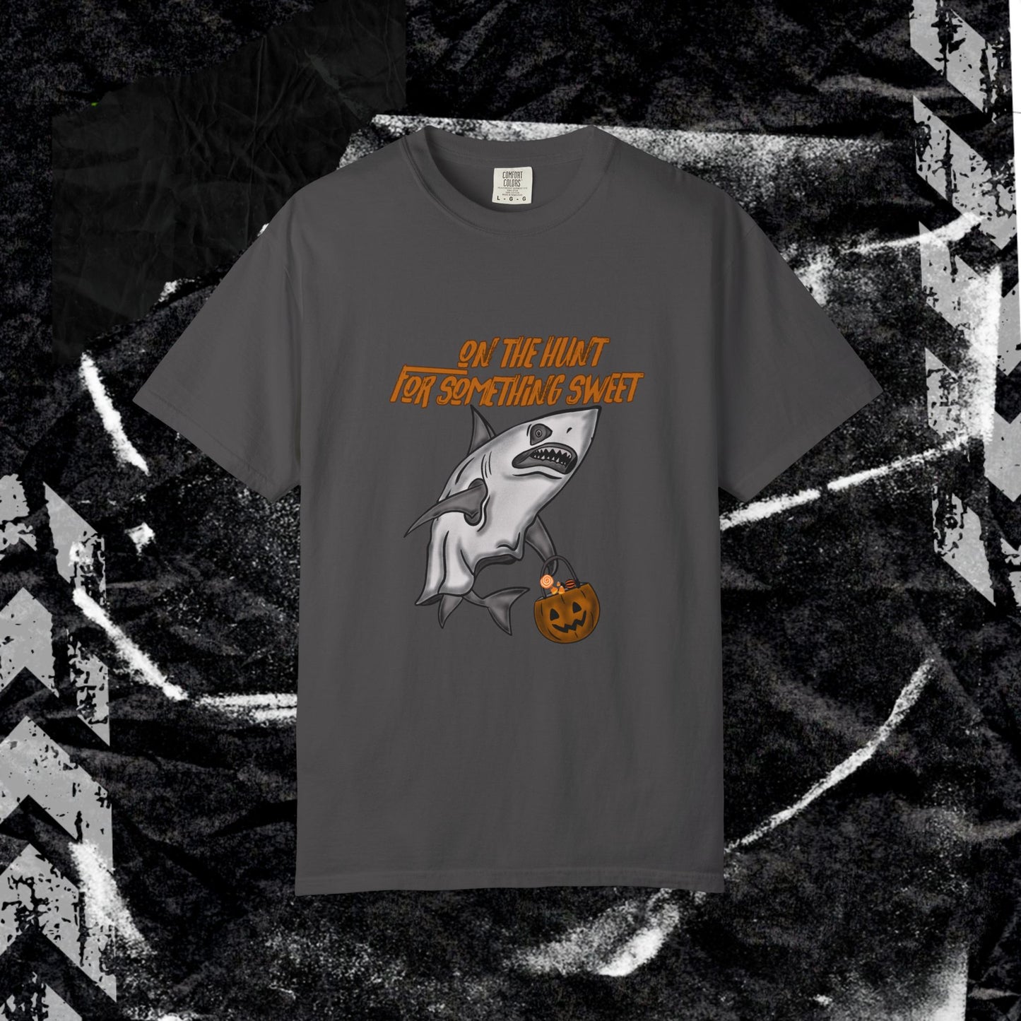 ON THE HUNT FOR SOMETHING SWEET - Unisex Garment-Dyed T-shirt.