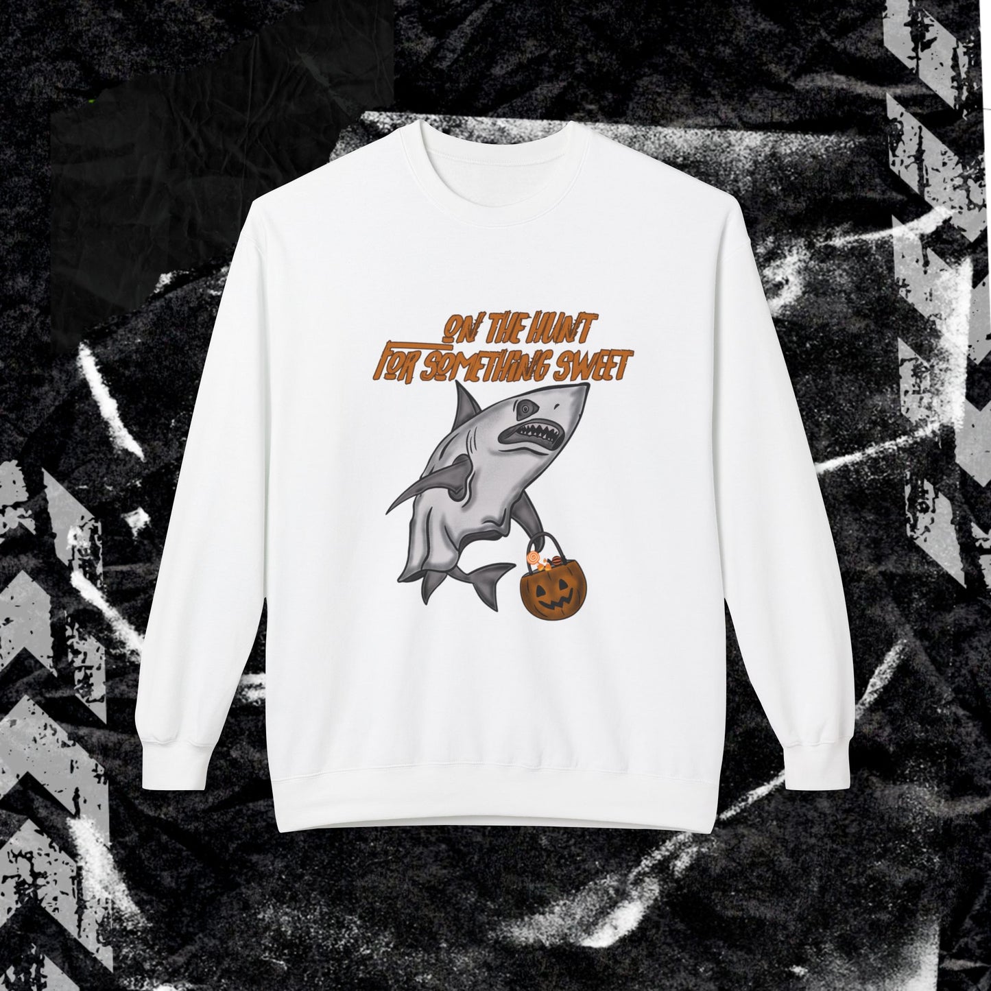 ON THE HUNT FOR SOMETHING SWEET - Unisex Midweight Softstyle Fleece Crewneck Sweatshirt