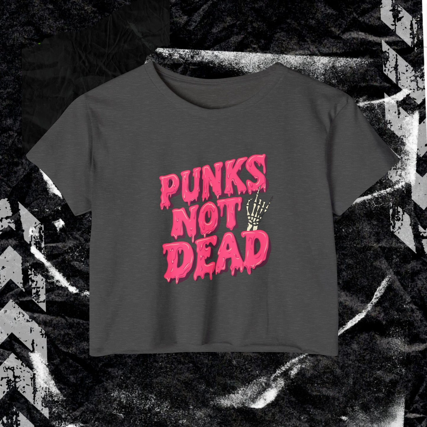 Punks Not Dead - Festival Crop Top