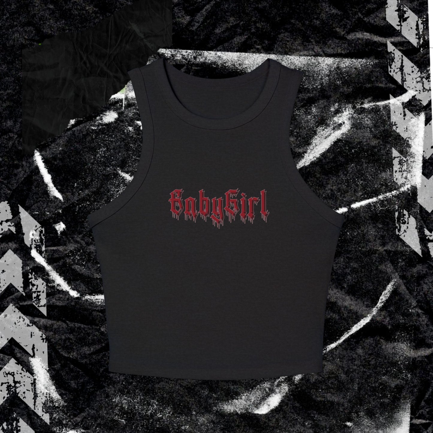 Babygirl - Women's Micro Rib Racer Tank Top