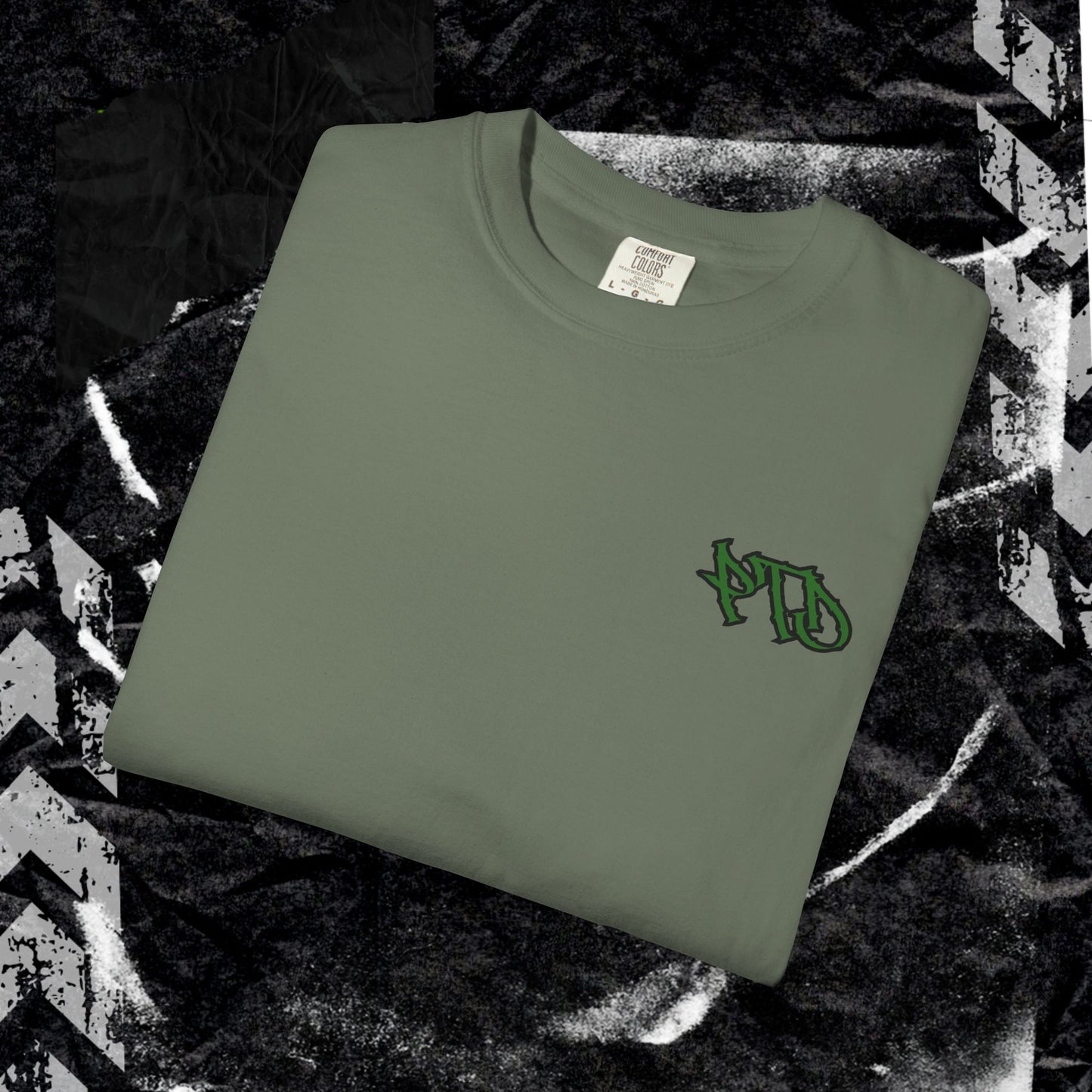SHUT UP OR KNUCKLE UP - Unisex Garment-Dyed T-shirt.