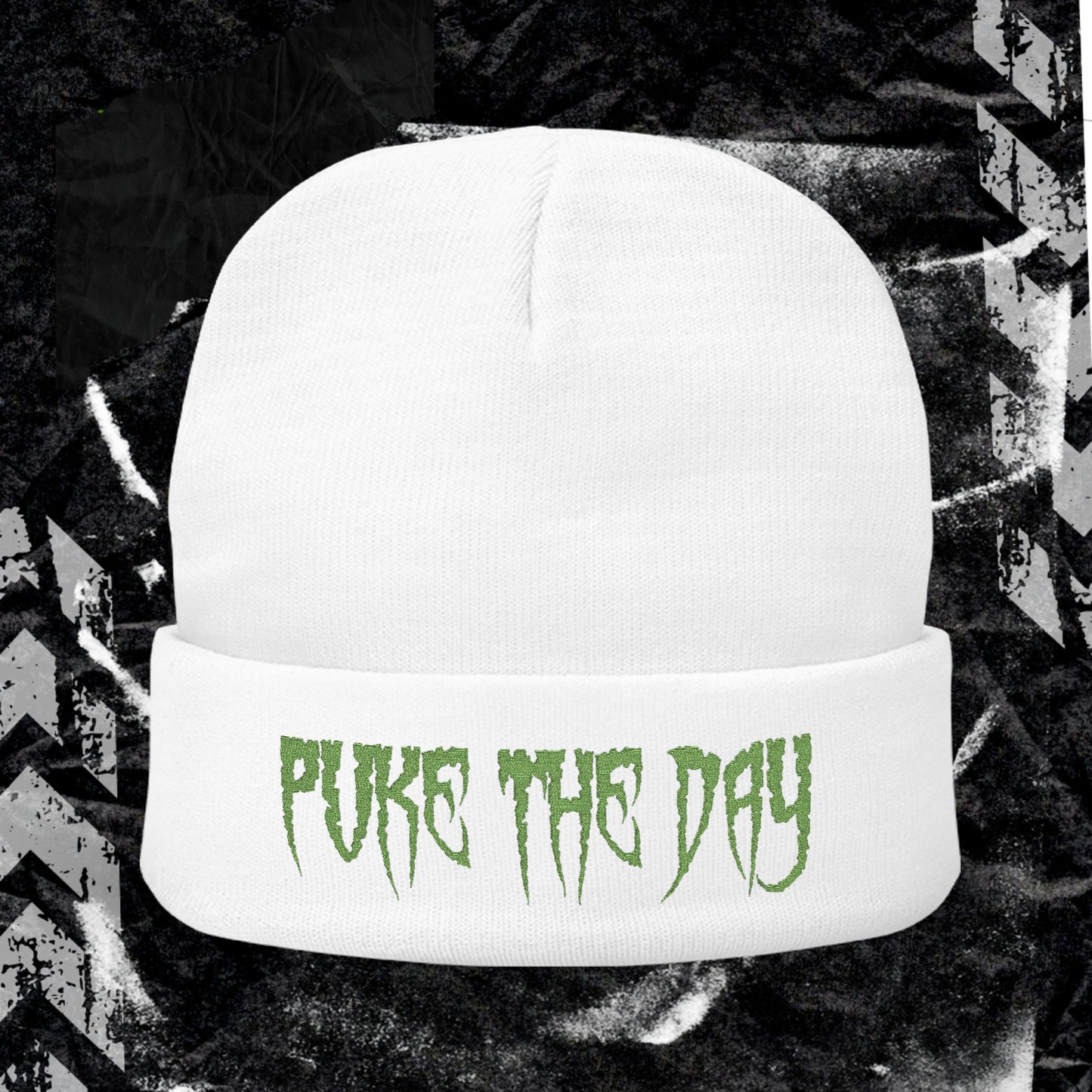 PUKE THE DAY - Knit Beanie (Embroidery)
