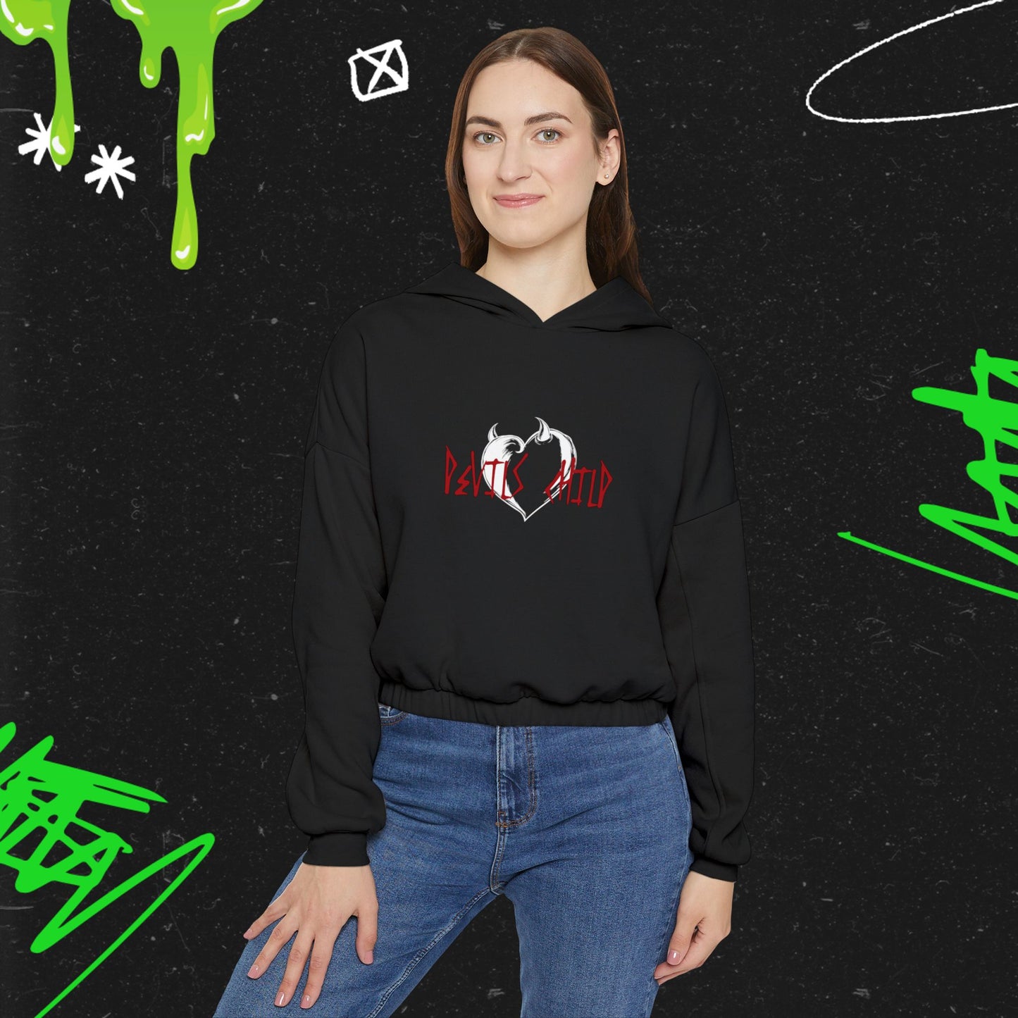 DEVILS CHILD - Cropped Sweater