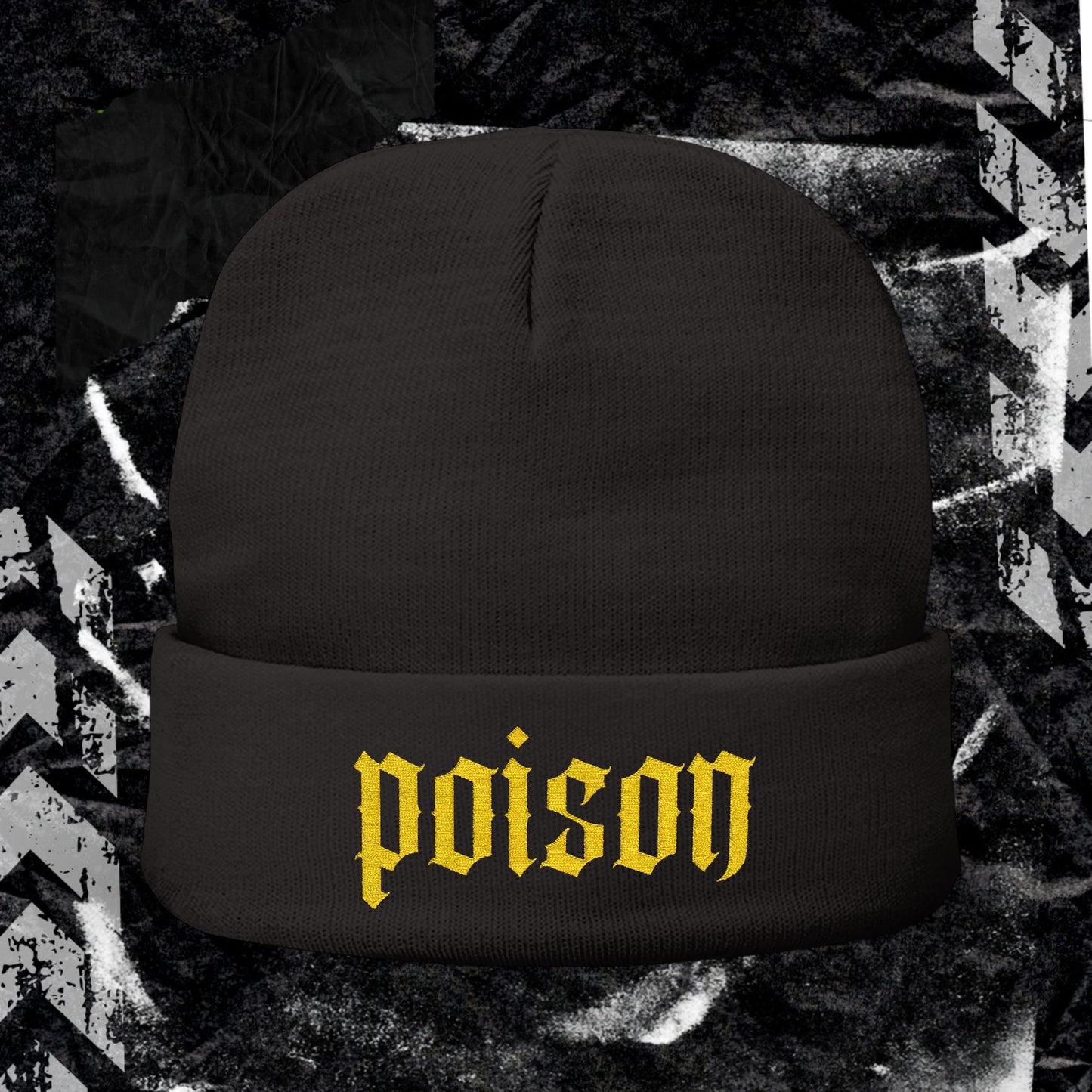 POISON - Knit Beanie (Embroidery)