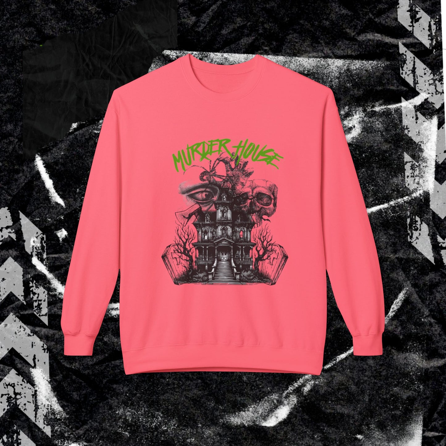MURDER HOUSE - Unisex Midweight Softstyle Fleece Crewneck Sweatshirt