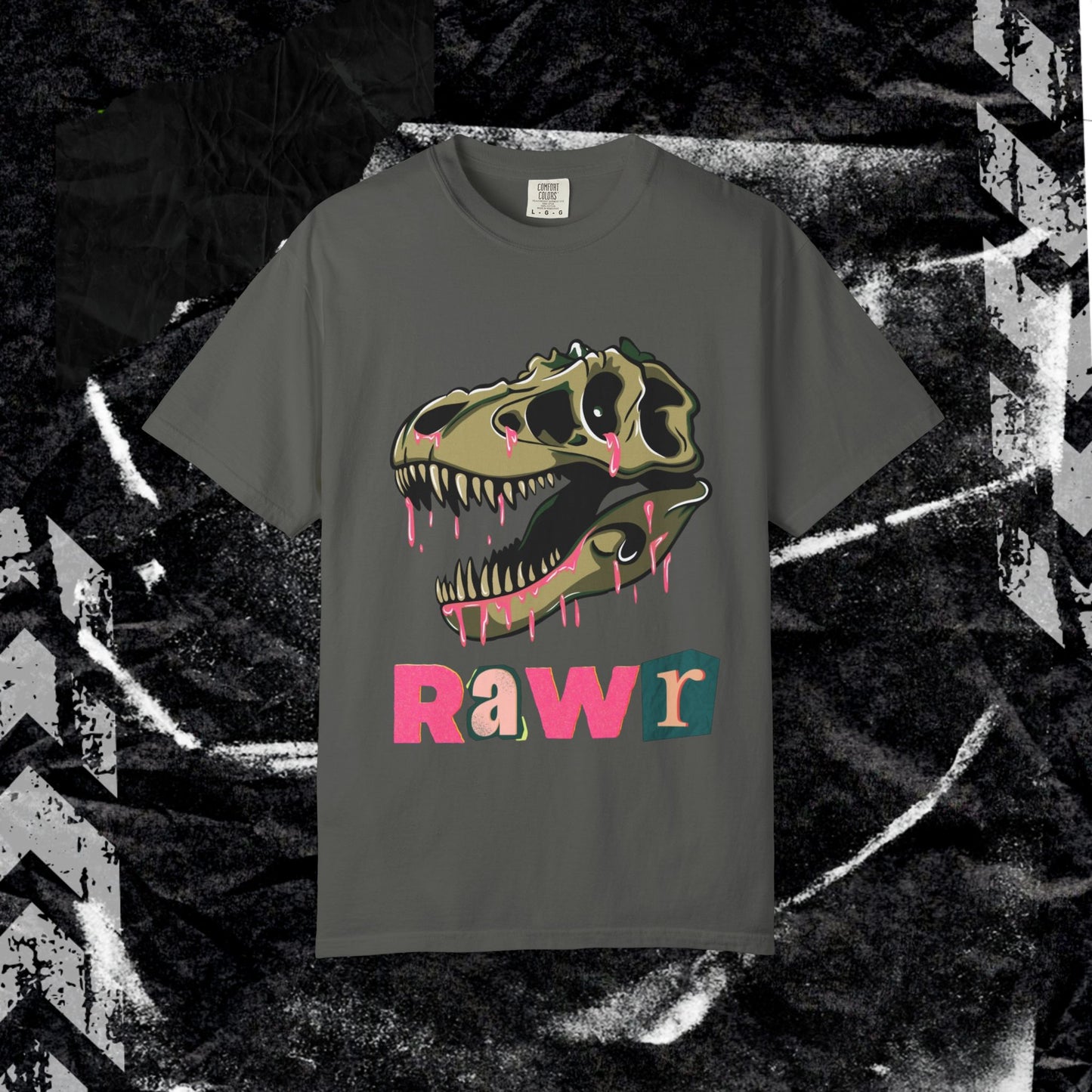 RaWr - Unisex Garment-Dyed T-shirt.