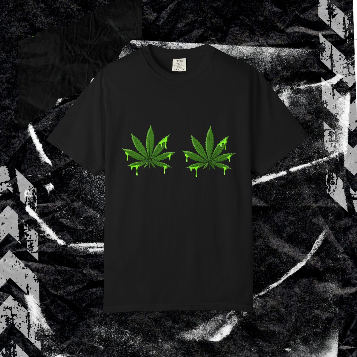 SIME LEAF - Unisex Garment-Dyed T-shirt. Ll