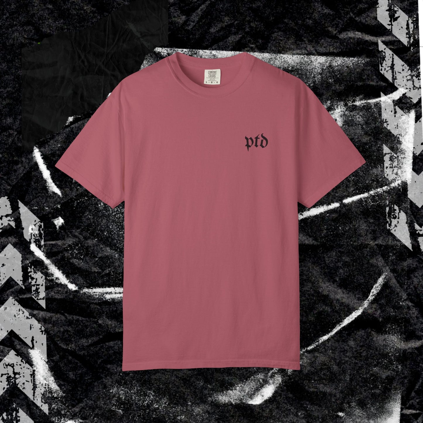 Healing isn't Linear - Unisex Garment-Dyed T-shirt. Ll
