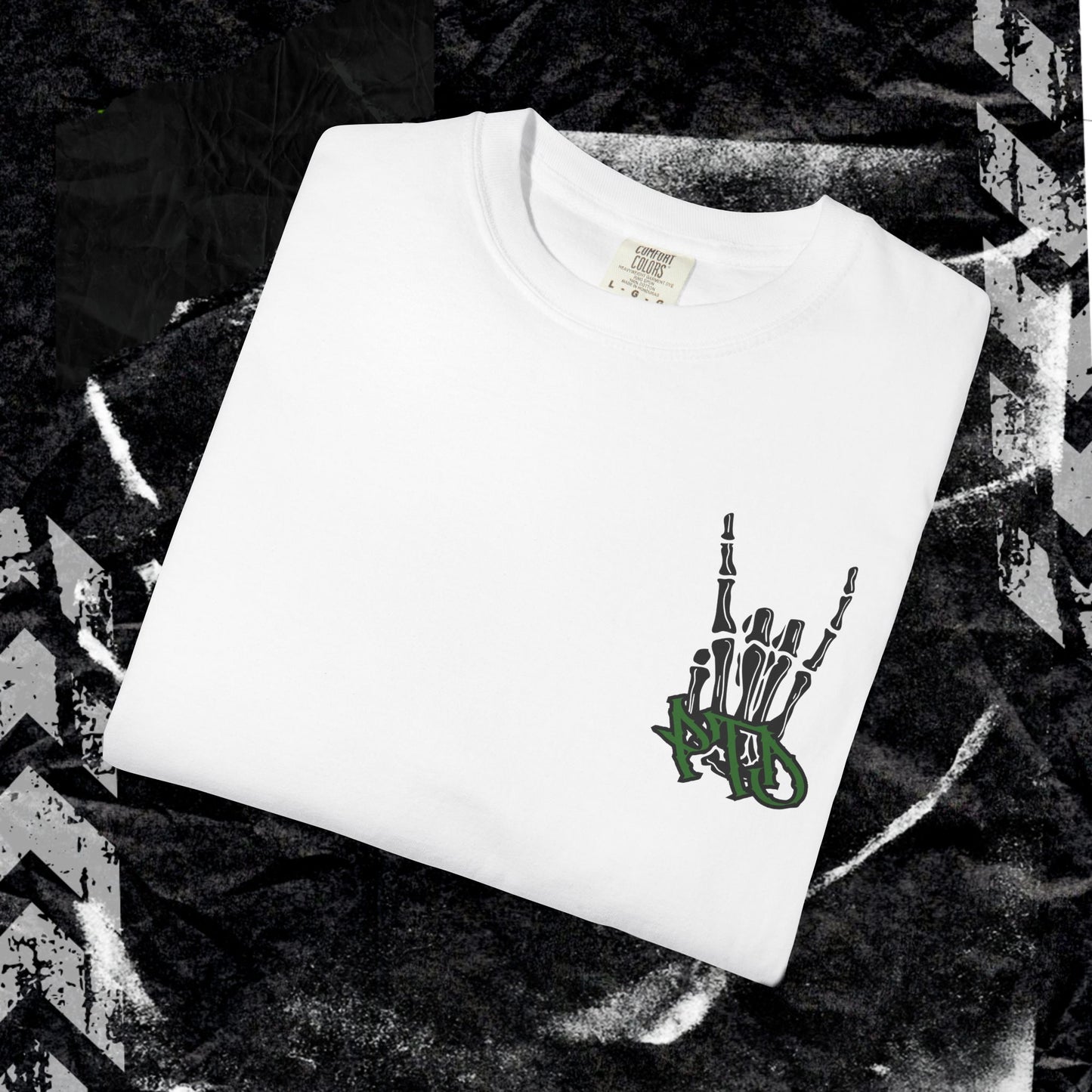 PTD Rock On - Unisex Garment-Dyed T-shirt.