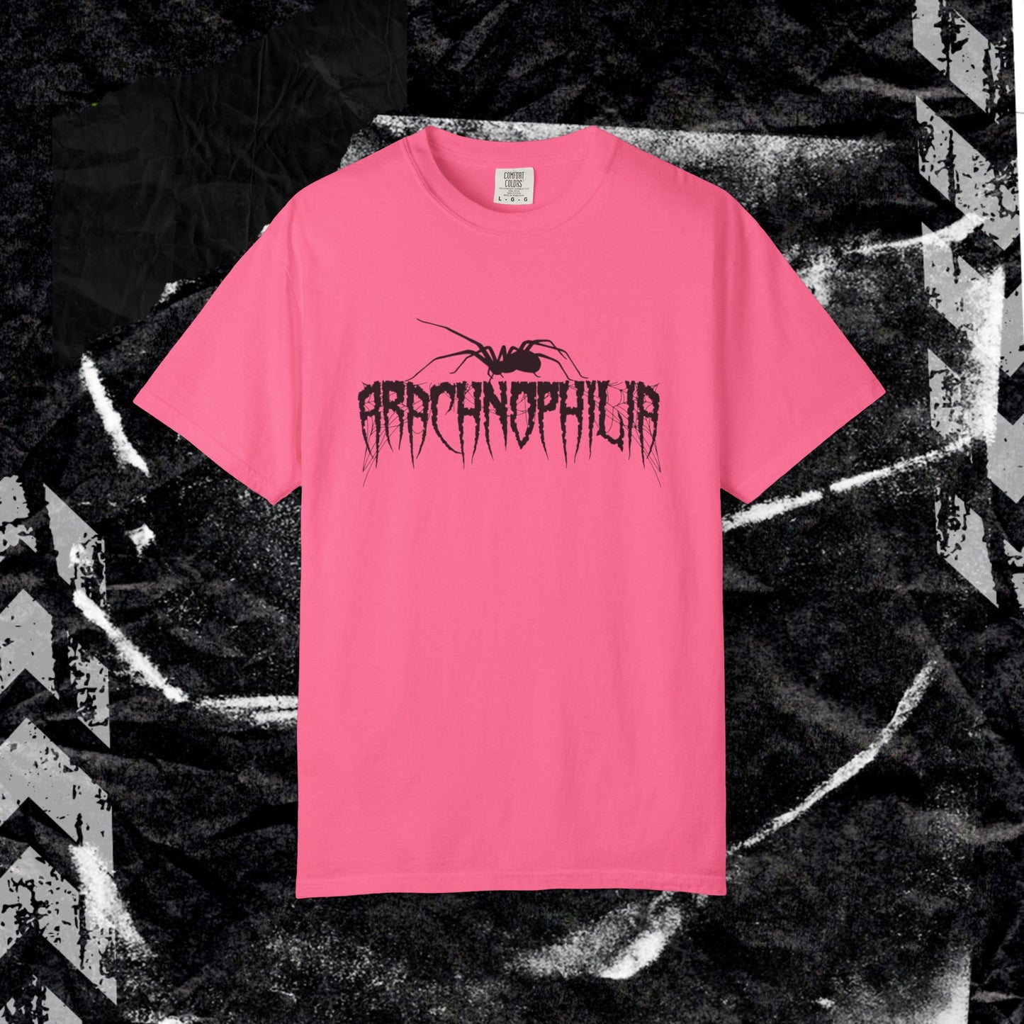 Arachnophilia - Unisex Garment-Dyed T-shirt.