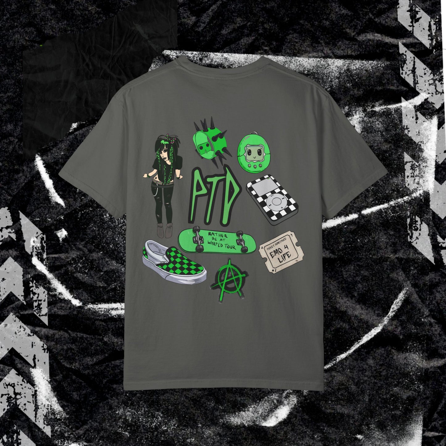 Scene Nostalgia - Unisex Garment-Dyed T-shirt.