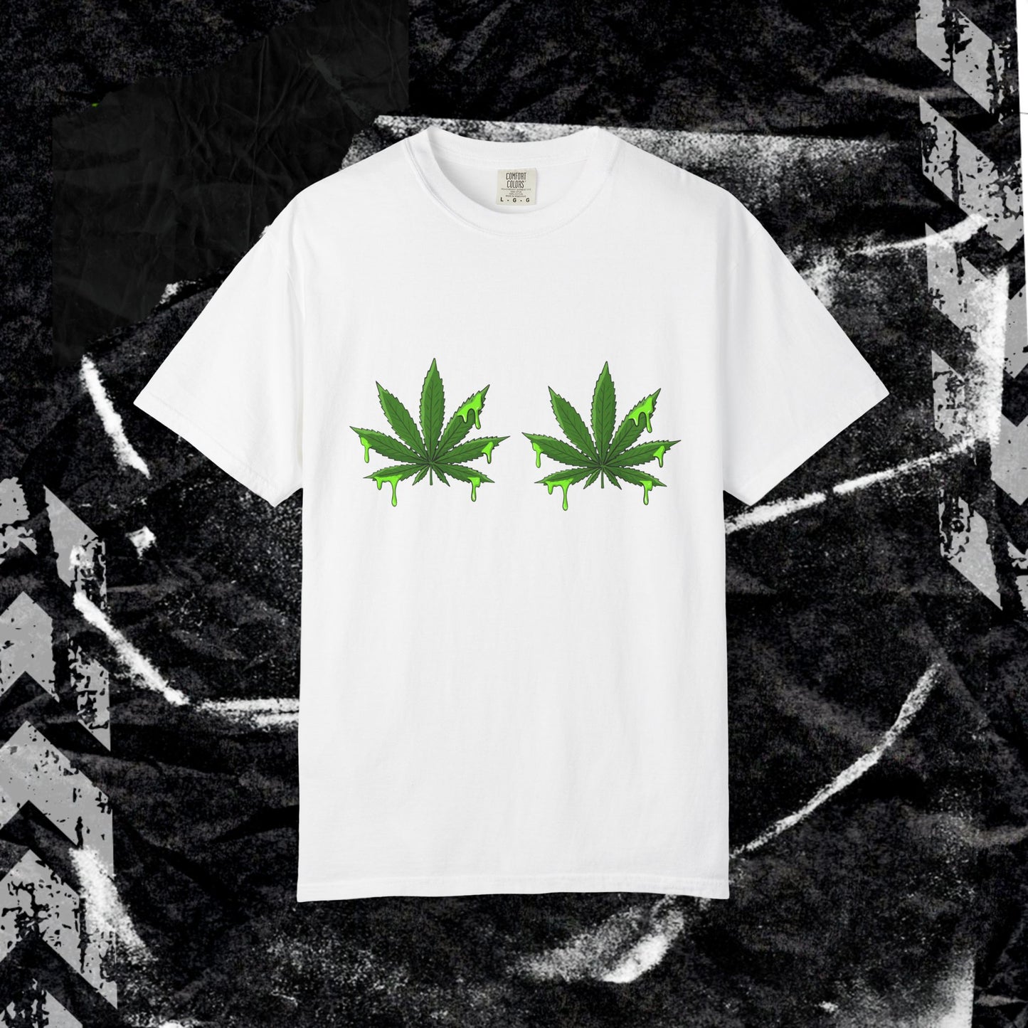 SIME LEAF - Unisex Garment-Dyed T-shirt. Ll