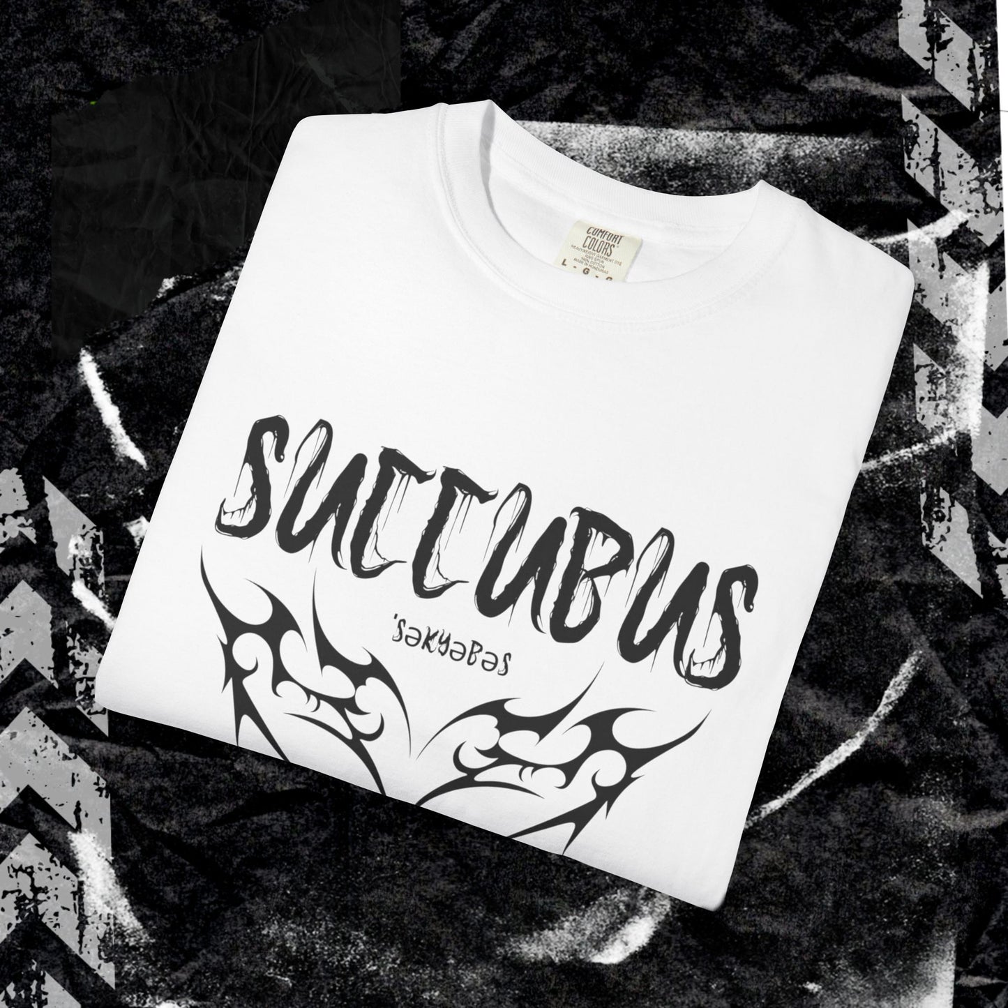 Succubus - Unisex Garment-Dyed T-shirt.