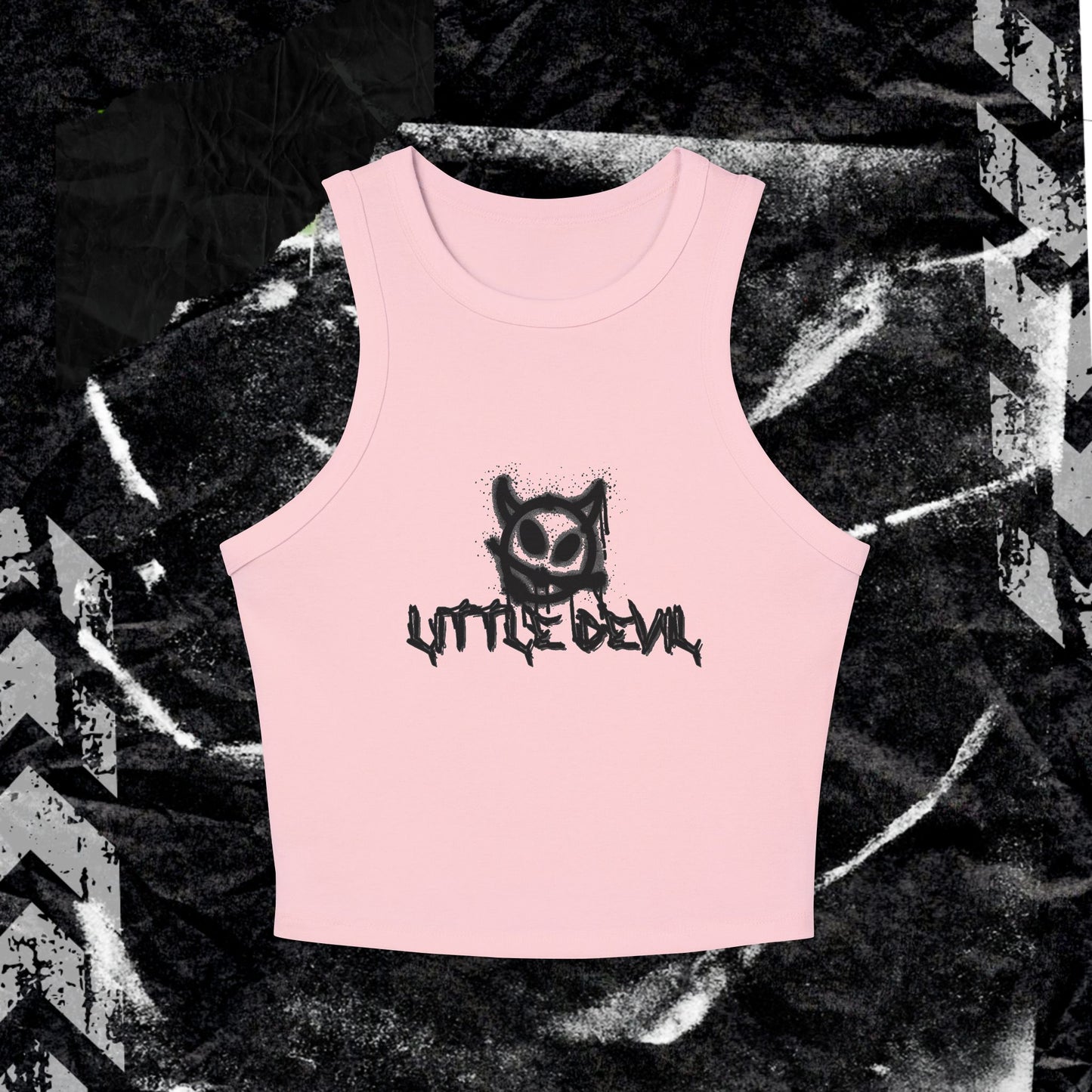 Little Devil - Women's Micro Rib Racer Tank Top