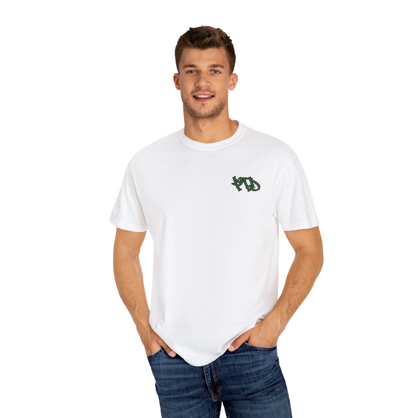 DONT TRUST THE LIVING - Unisex Garment-Dyed T-shirt.
