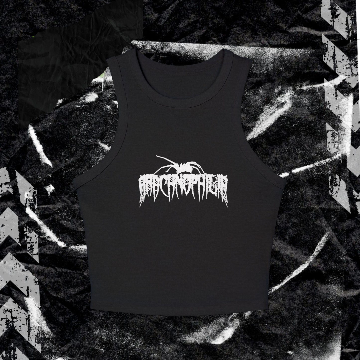 Arachnophilia - Women's Micro Rib Racer Tank Top