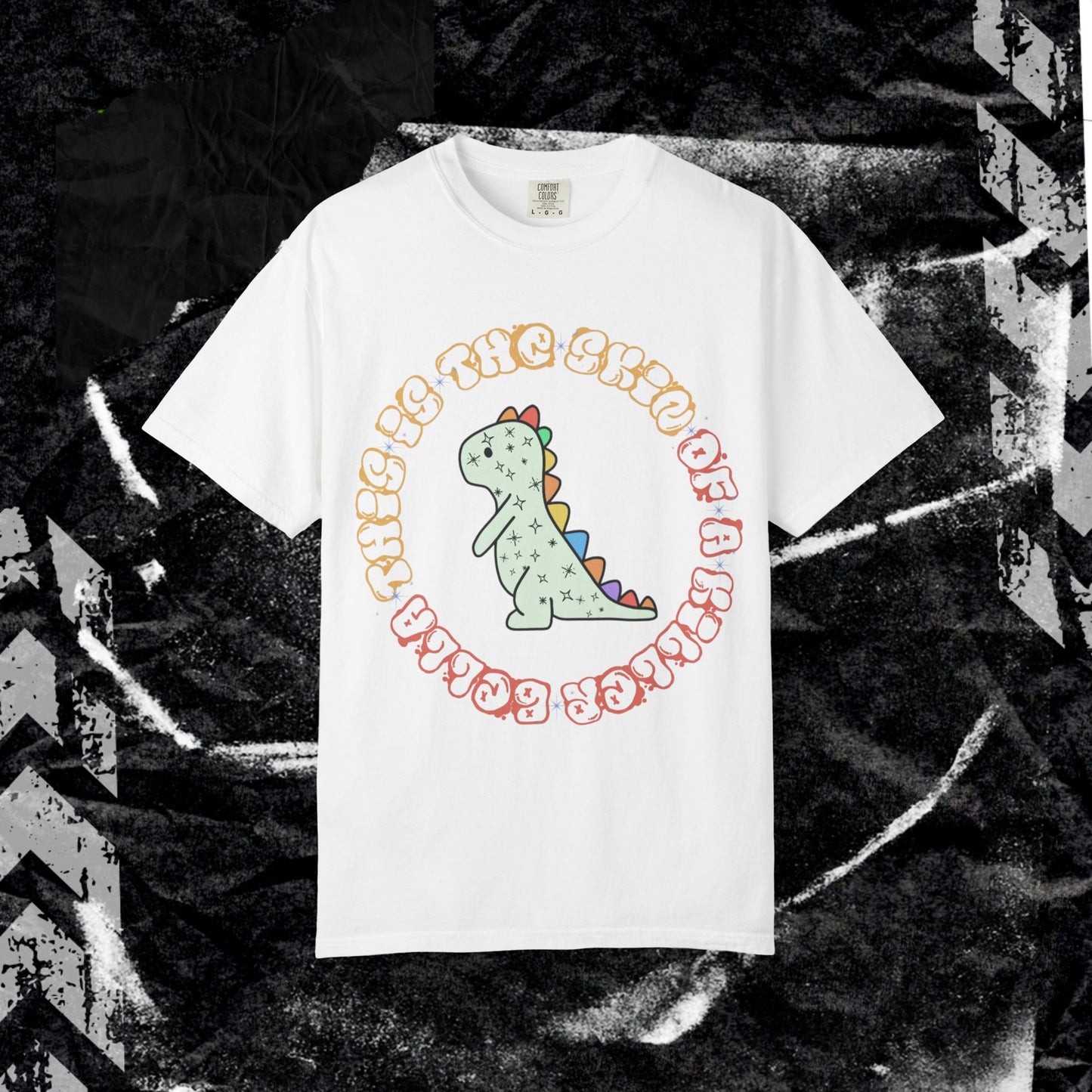 This is the Skin of A Killer Bella - Unisex Garment-Dyed T-shirt.