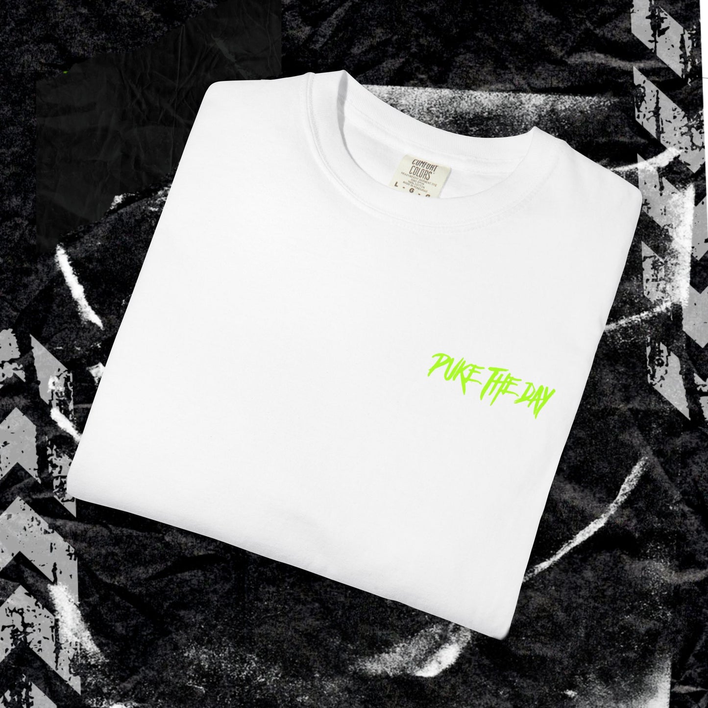 THAT GIRL IS POISON (BACK PRINT) - Unisex Garment-Dyed T-shirt.